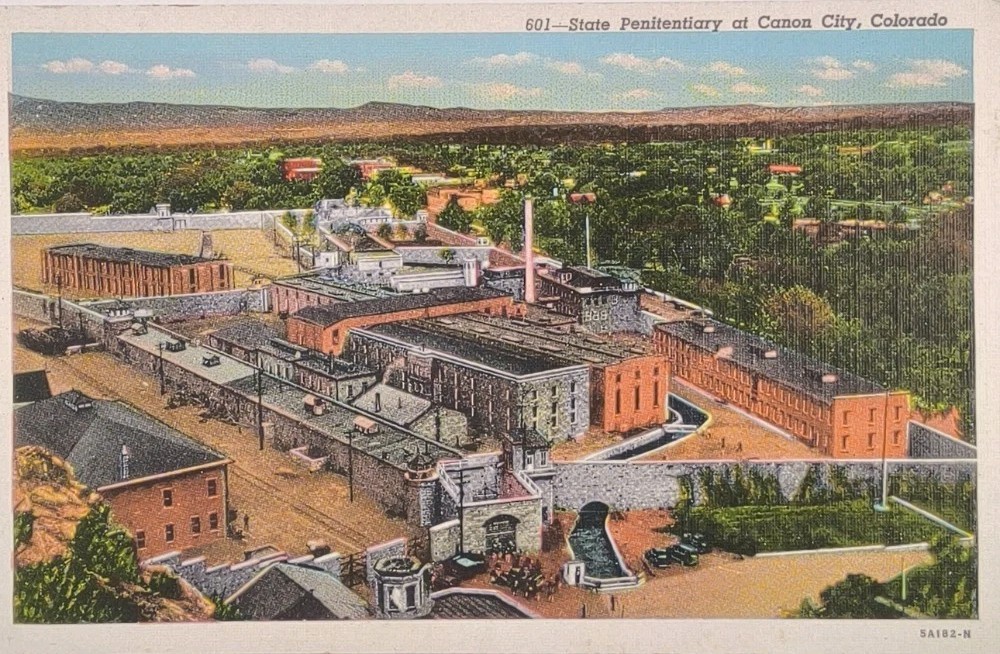 c1944 Picture Postcard - State Penitentiary In Canon City, Colorado ~ #-9759 c1944 Picture Postcard - State Penitentiary In Canon City, Colorado ~ #-9759
