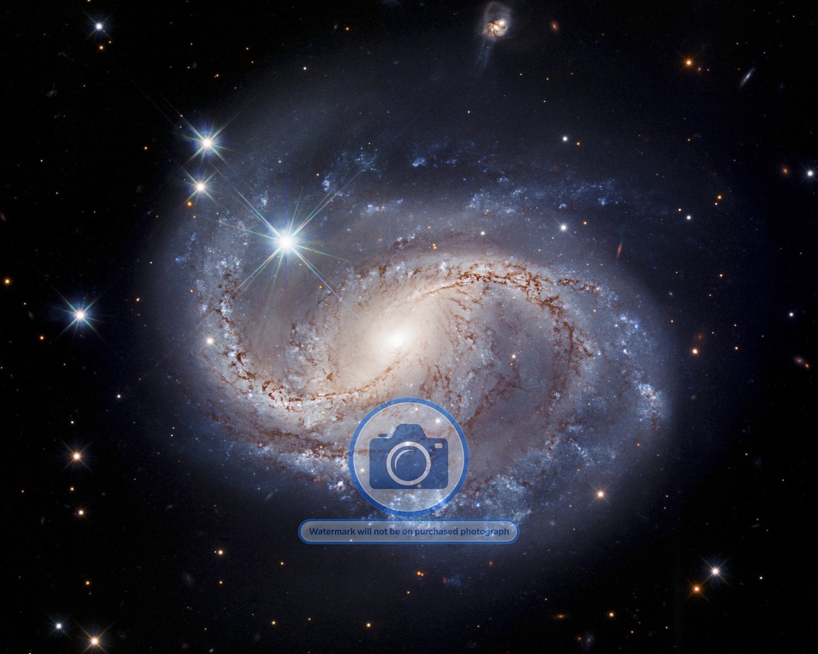 BARRED SPIRAL GALAXY NGC 6956 8X10 PHOTO