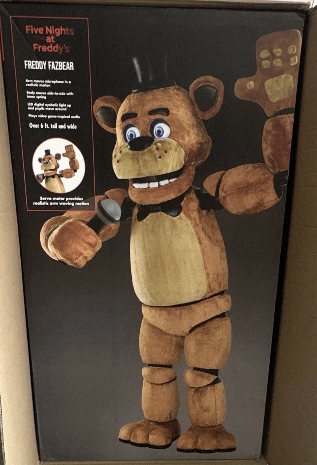 Spirit Halloween Five Nights at Freddy's Animatronic Figure Freddy Fazbear 2026 Spirit Halloween Five Nights at Freddy's Animatronic Figure Freddy Fazbear 2026