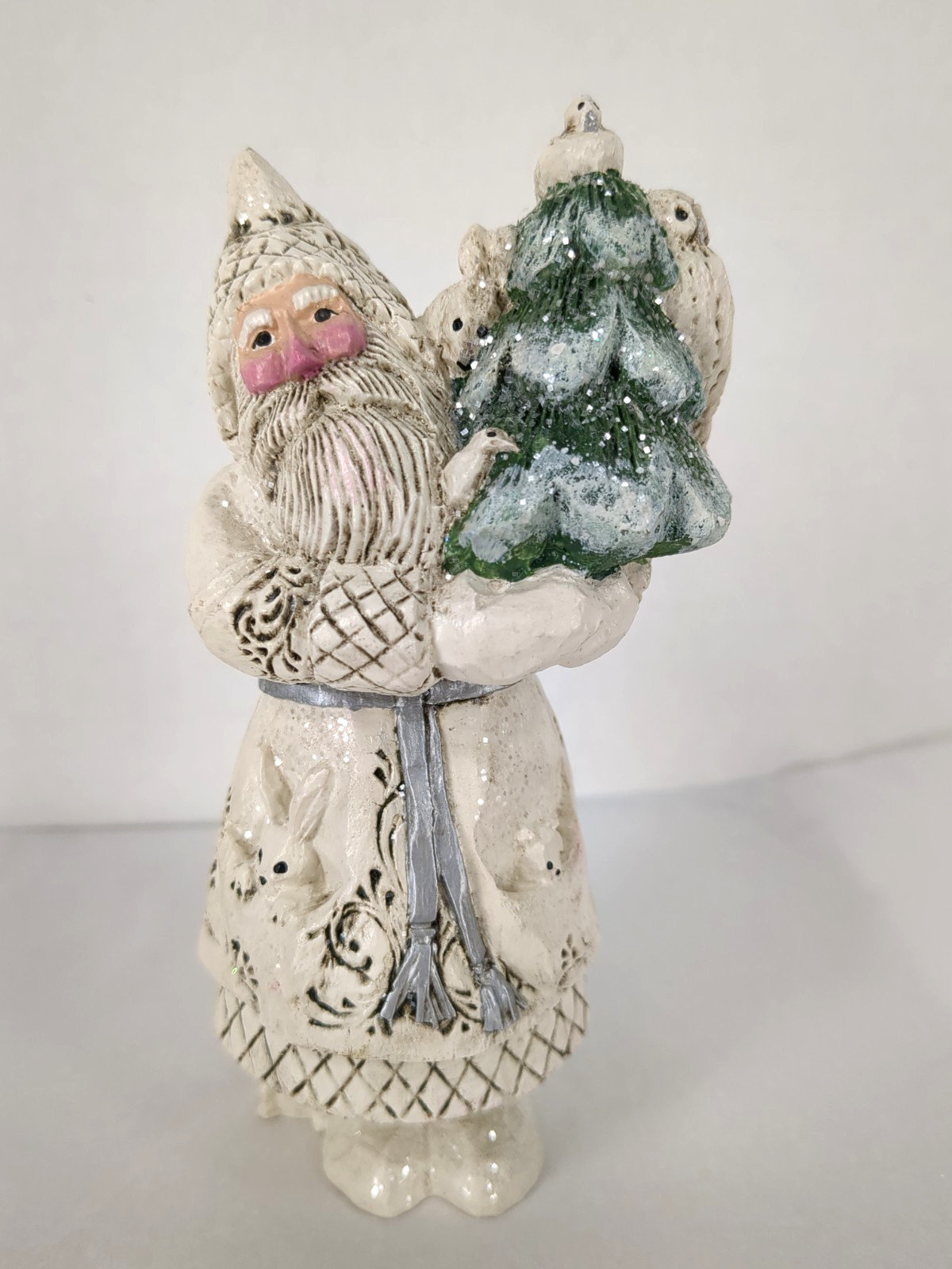 Pam Schifferl Winter White Santa Tree Christmas Midwest Cannon Falls 6\