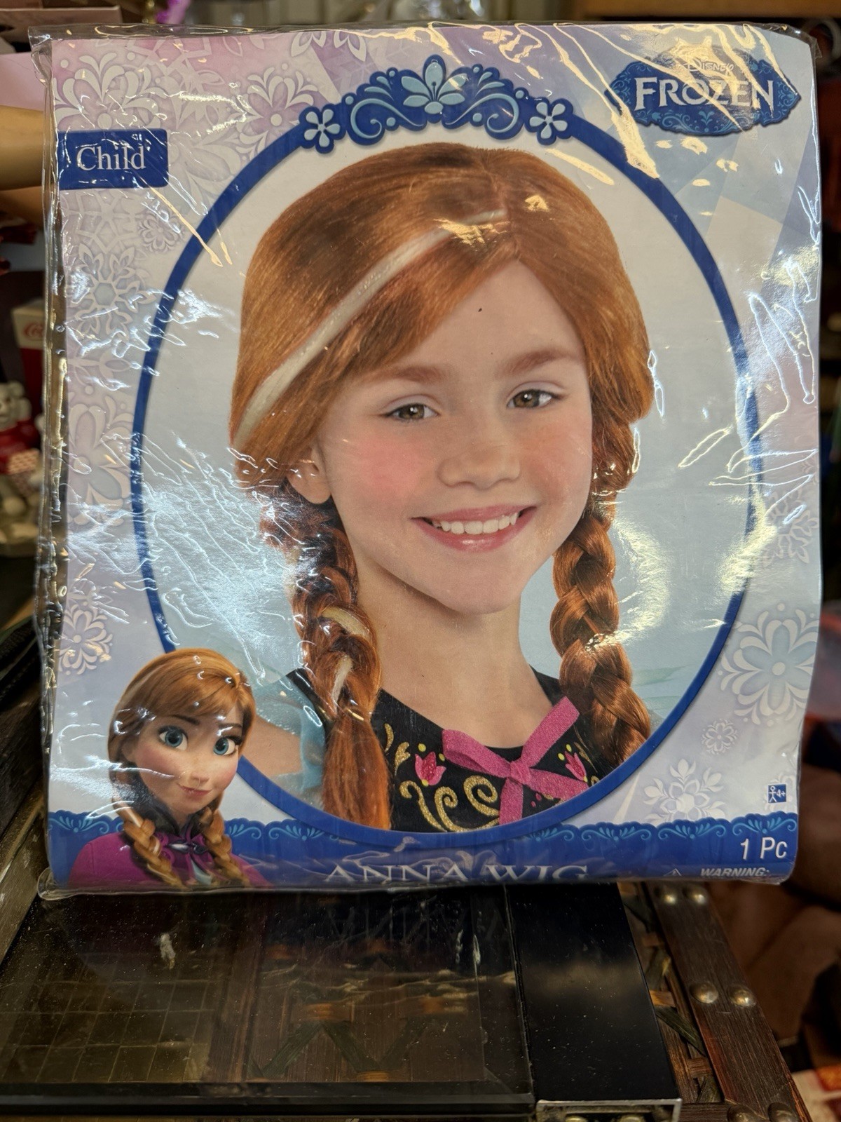 Disney Frozen Anna Wig 1 Pc New