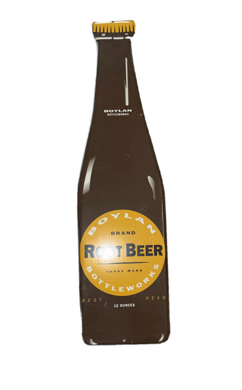 BOYLAN’S bottleworks 17” tin sign Root Beer, (1 Sign) BOYLAN’S bottleworks 17” tin sign Root Beer, (1 Sign)