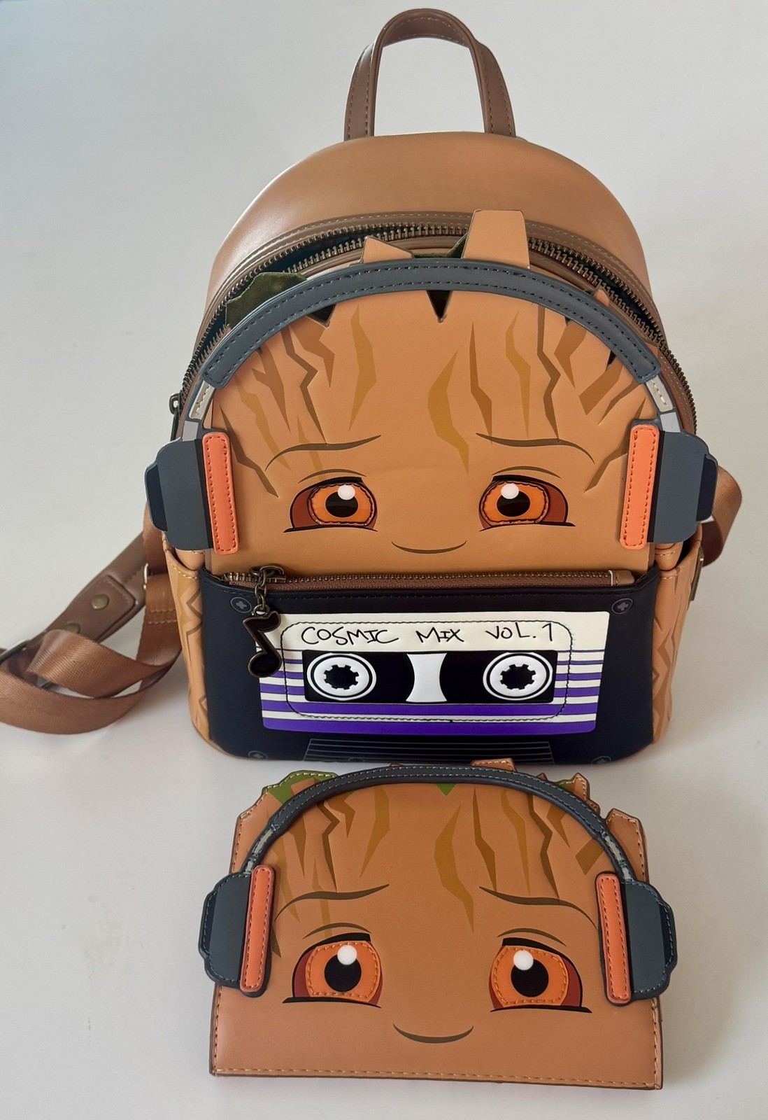 RARE Loungefly Marvel Guardians of the Galaxy Baby Groot Backpack & Wallet RARE Loungefly Marvel Guardians of the Galaxy Baby Groot Backpack & Wallet