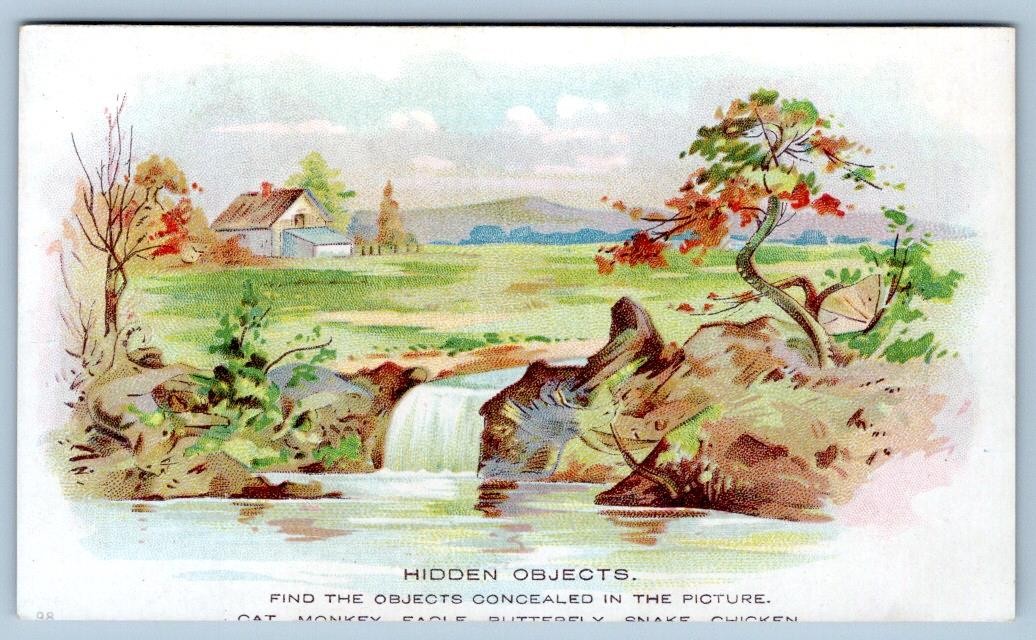 WILLIAMSONS DRUG STORE FREDERICK MD WRIGHT\'S INDIAN PILL VICTORIAN TRADE CARD #2