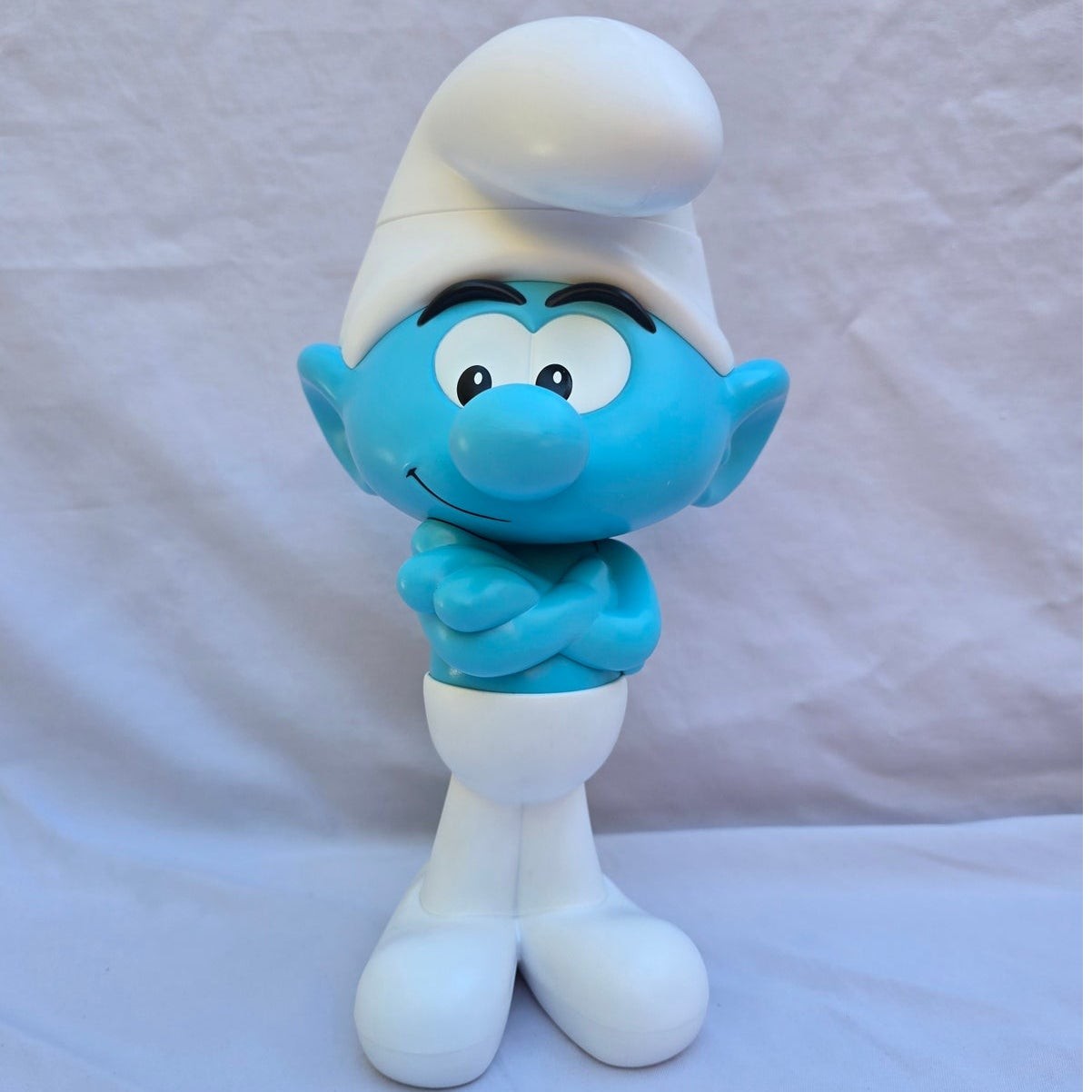 The Smurfs Hefty Smurf 12 Inch Large Vinyl Coin Bank Figure Peyo The Smurfs Hefty Smurf 12 Inch Large Vinyl Coin Bank Figure Peyo