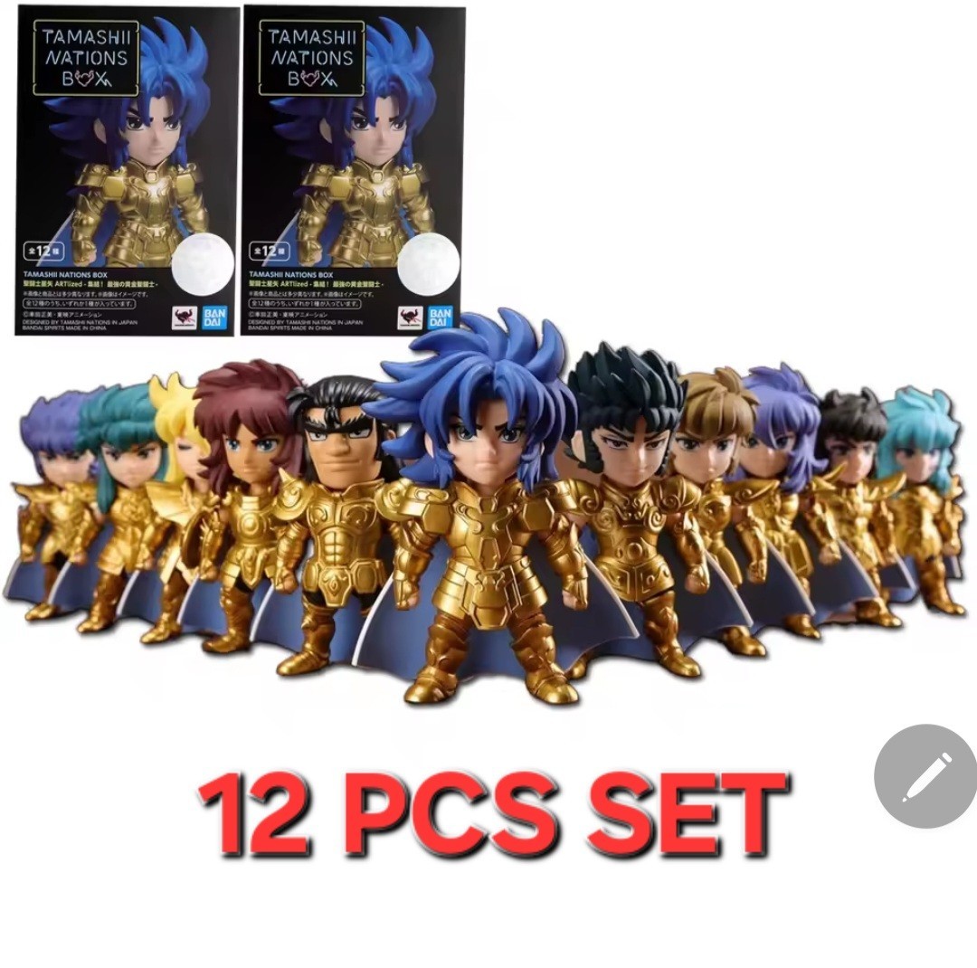 Mini Figure Saint Seiya Anime Figure Set 12 pcs Myth/Caballeros Del Zodiaco 3.9 Mini Figure Saint Seiya Anime Figure Set 12 pcs Myth/Caballeros Del Zodiaco 3.9