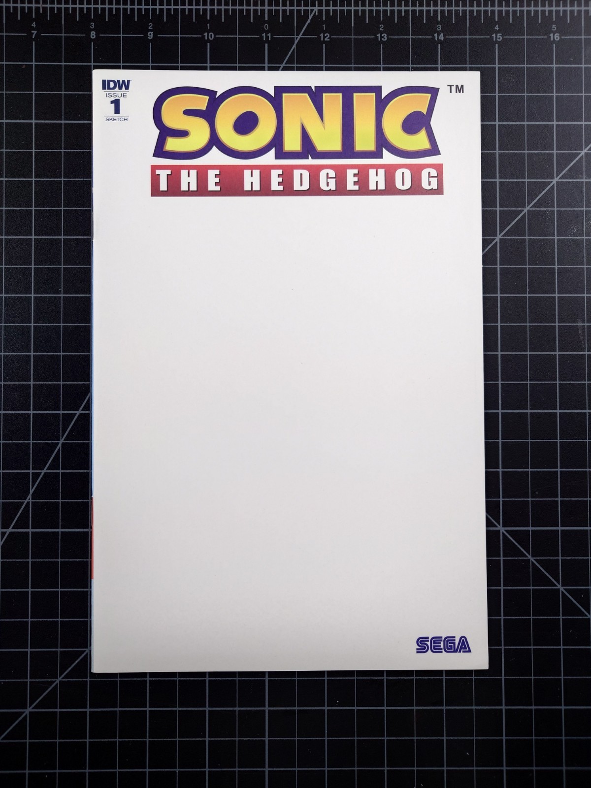 Sonic The Hedgehog #1 (2018) RARE Blank Sketch Cover IDW Comics VF+/NM Sonic The Hedgehog #1 (2018) RARE Blank Sketch Cover IDW Comics VF+/NM
