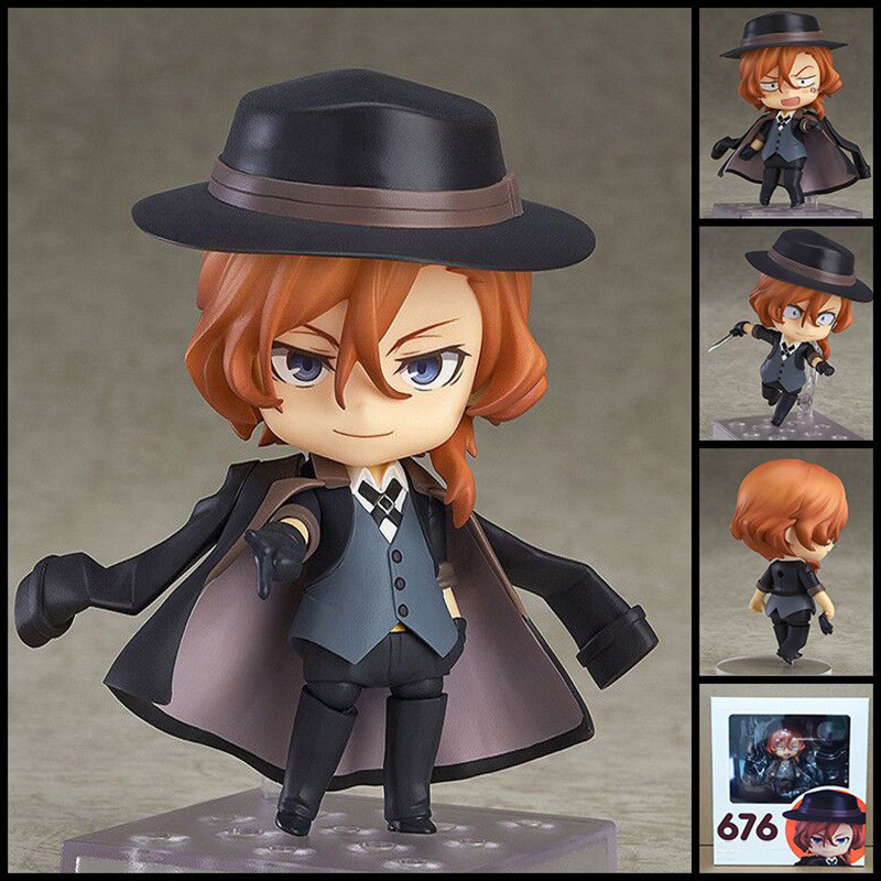 Nendoroid Bungo Stray Dogs Dazai Osamu、Nakajima Atsushi 和 Chuuya Nakahara Movab-