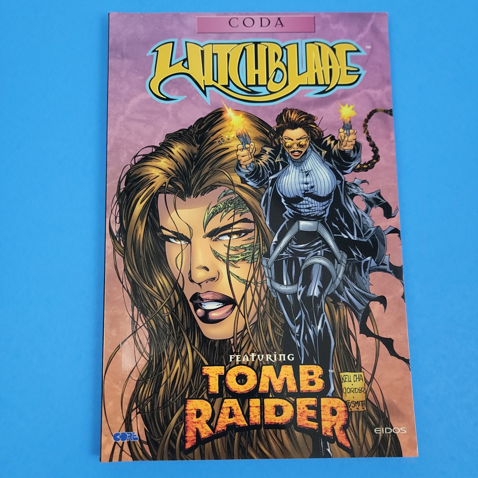 Witchblade Featuring Tomb Raider Coda Graphic Novel Titan Books (2002) TPB