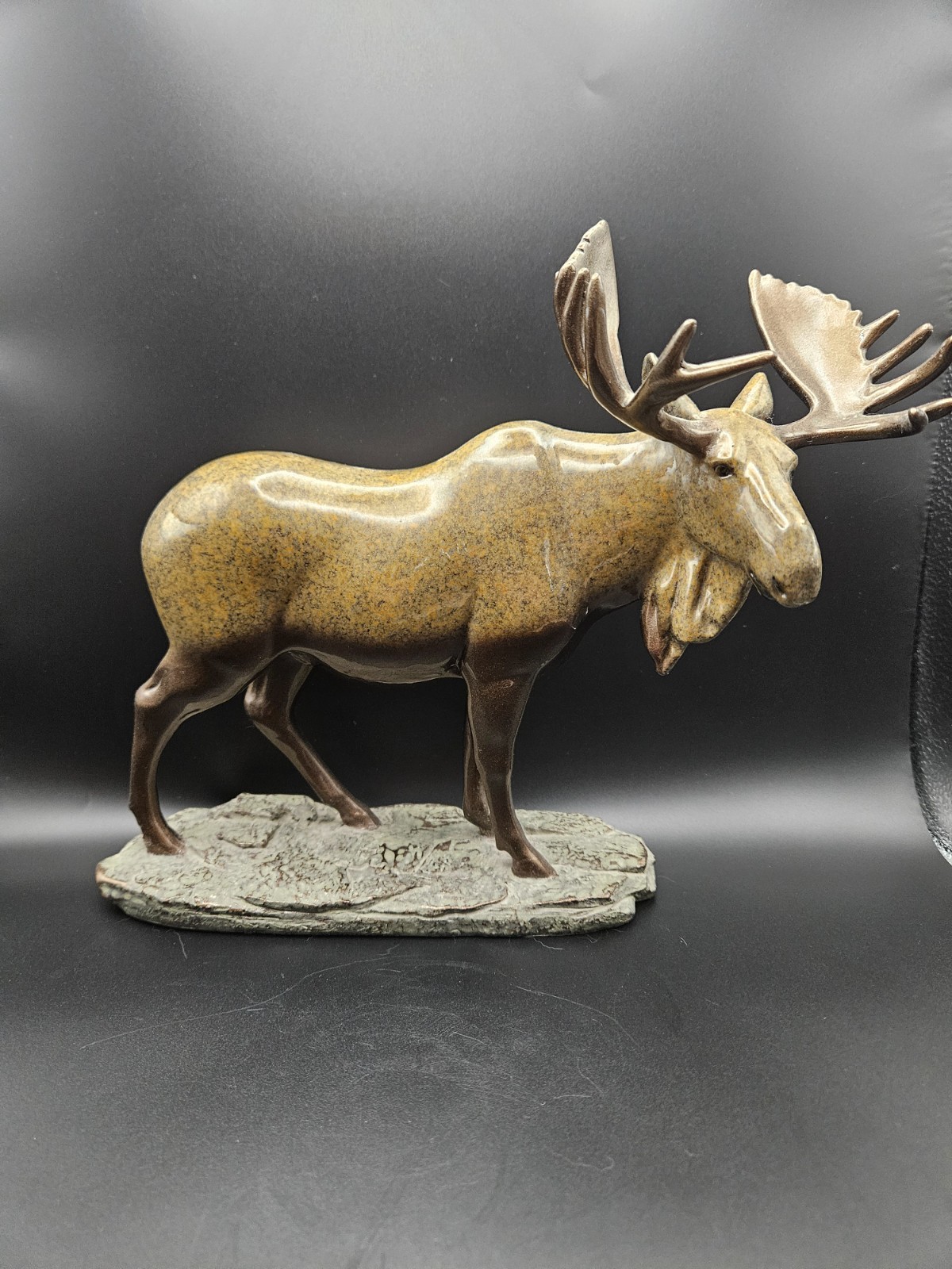 Big Sky Carvers Marsh King Moose Sculpture