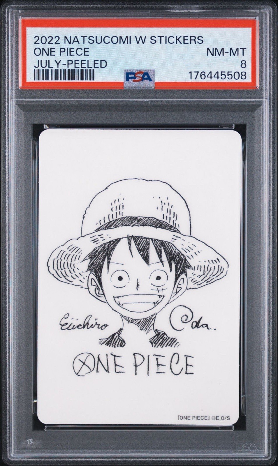 2022 NATSUCOMI SPECIAL W STICKERS JULY-PEELED ONE PIECE PSA 8 2022 NATSUCOMI SPECIAL W STICKERS JULY-PEELED ONE PIECE PSA 8