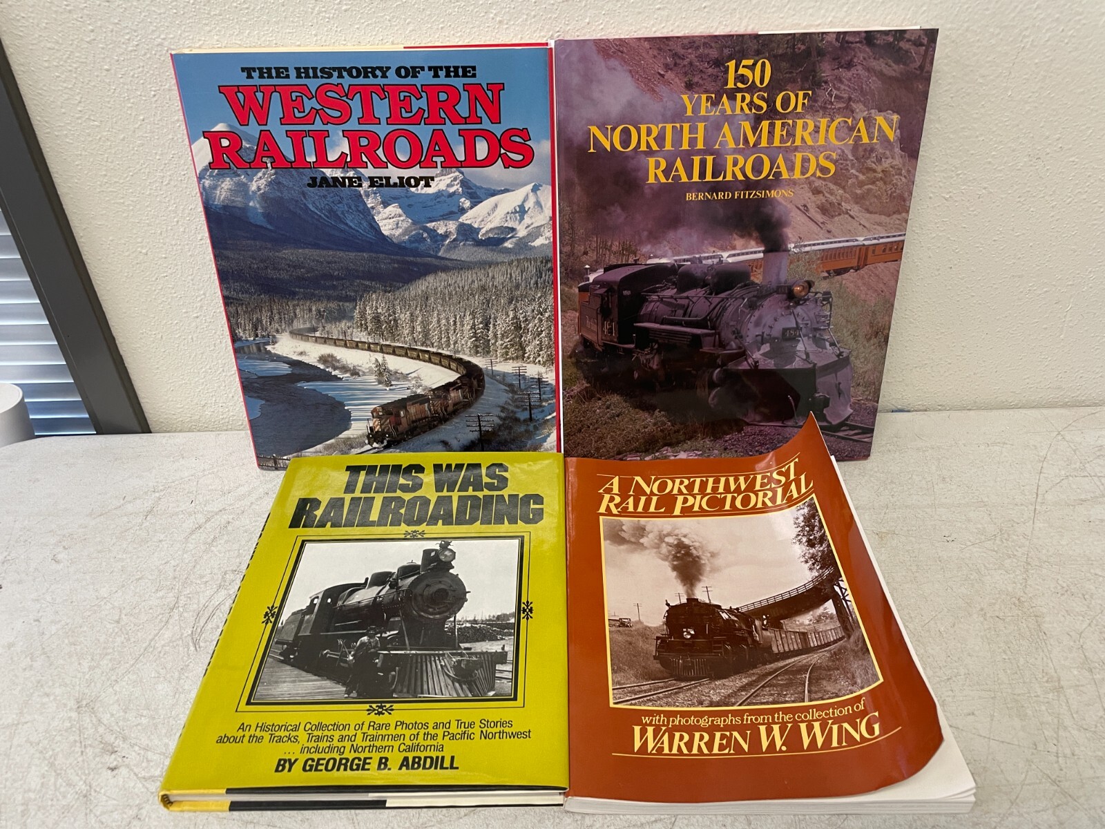 Vintage Railroad History Books Lot Abdill Wing Western North American Vintage Railroad History Books Lot Abdill Wing Western North American