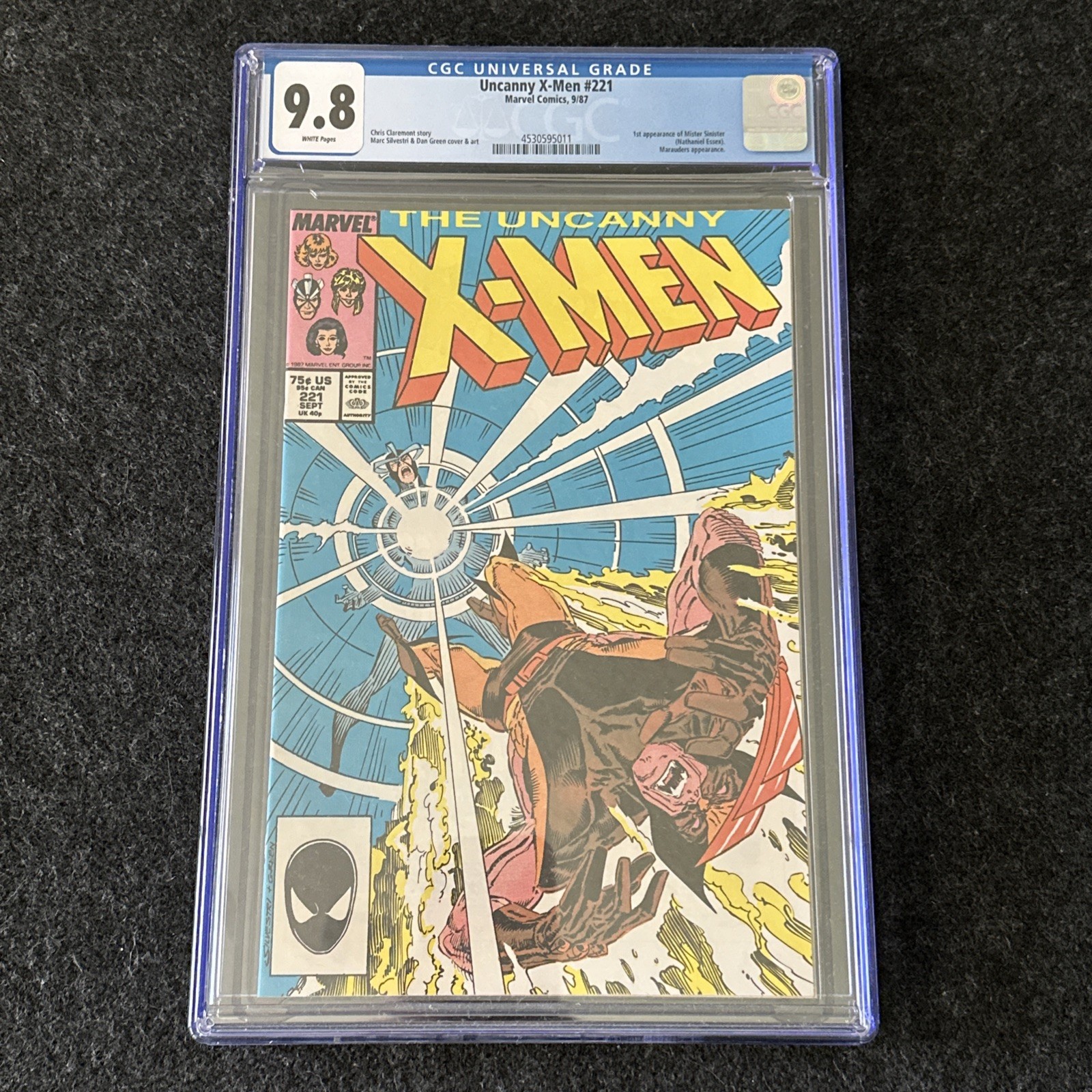 The Uncanny X-Men #221 cgc 9.8 The Uncanny X-Men #221 cgc 9.8