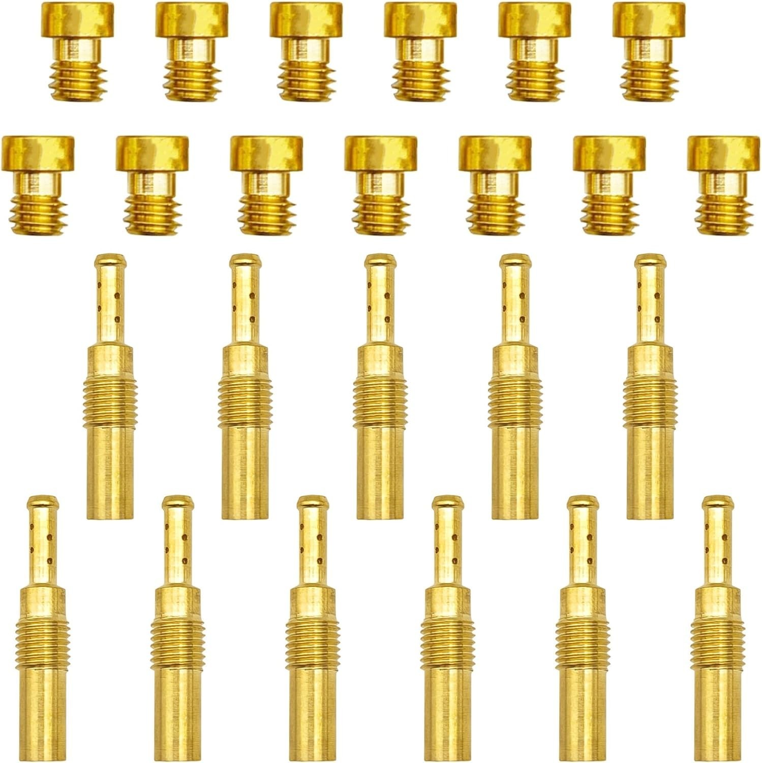 24Pcs Carburetor Main Pilot Jet Kit for Nibbi PWK Keihin Honda CVK Yamaha OKO GY 24Pcs Carburetor Main Pilot Jet Kit for Nibbi PWK Keihin Honda CVK Yamaha OKO GY