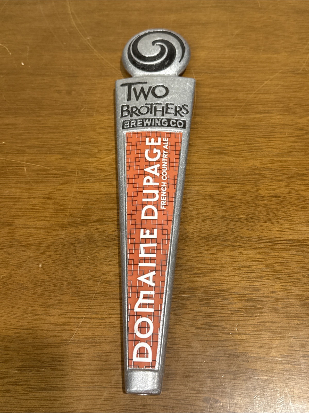 Two Brothers Brewing Company Metal Tap Handle Warrenville IL Beer Co. 11” Two Brothers Brewing Company Metal Tap Handle Warrenville IL Beer Co. 11”