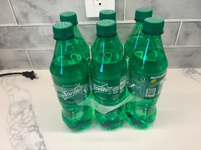 NEW 6 Pack Sprite 16.9 fl. oz. Soda - 2018 Discontinued Green Plastic Bottles