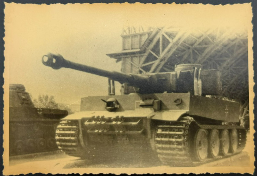 Vintage WWII German Tiger Tank Panzerkampfwagen VI Armor Snapshot Photograph