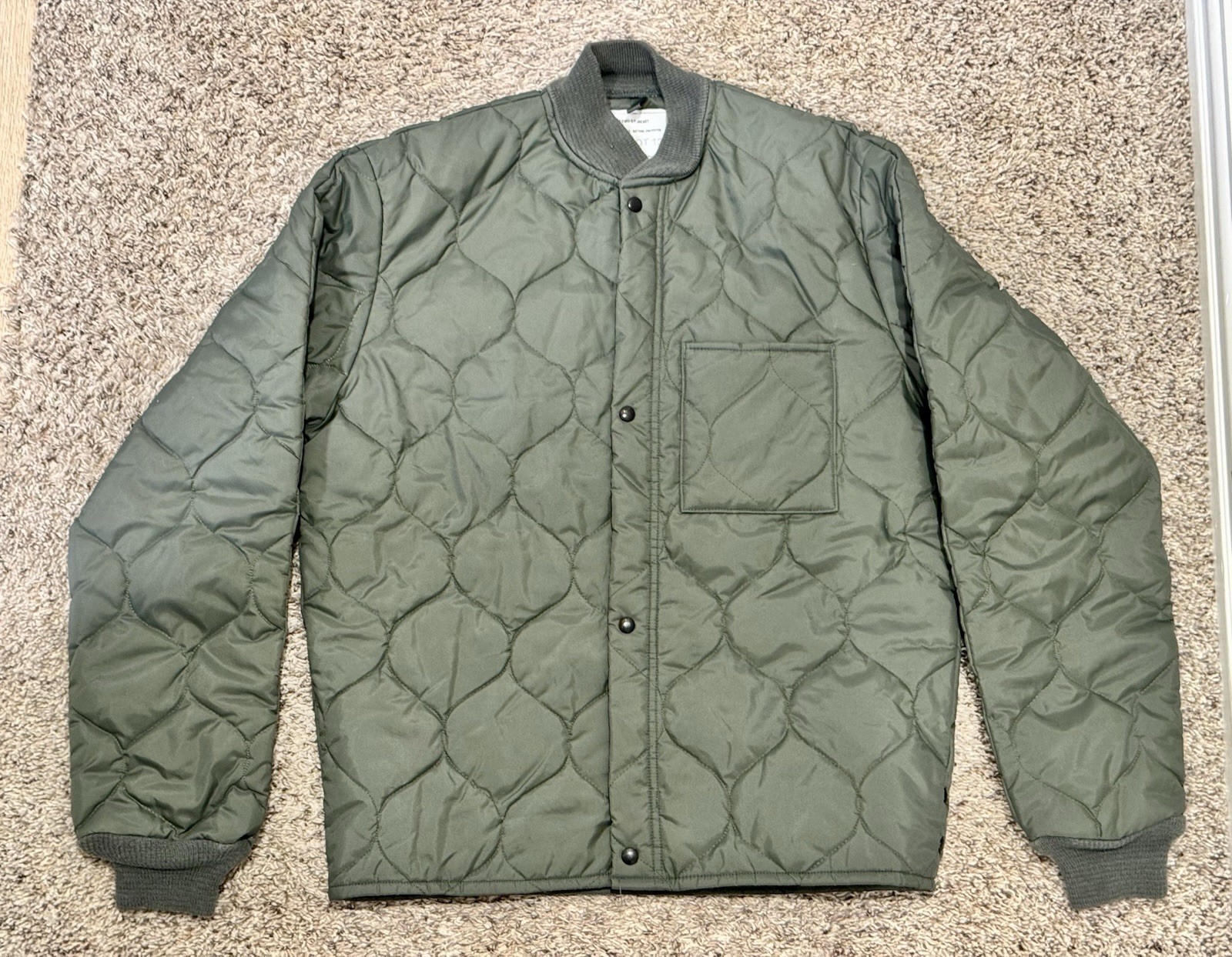 Genuine US Air Force USAF Flyers CWU-9/P Quilted Liner Jacket - Size Small