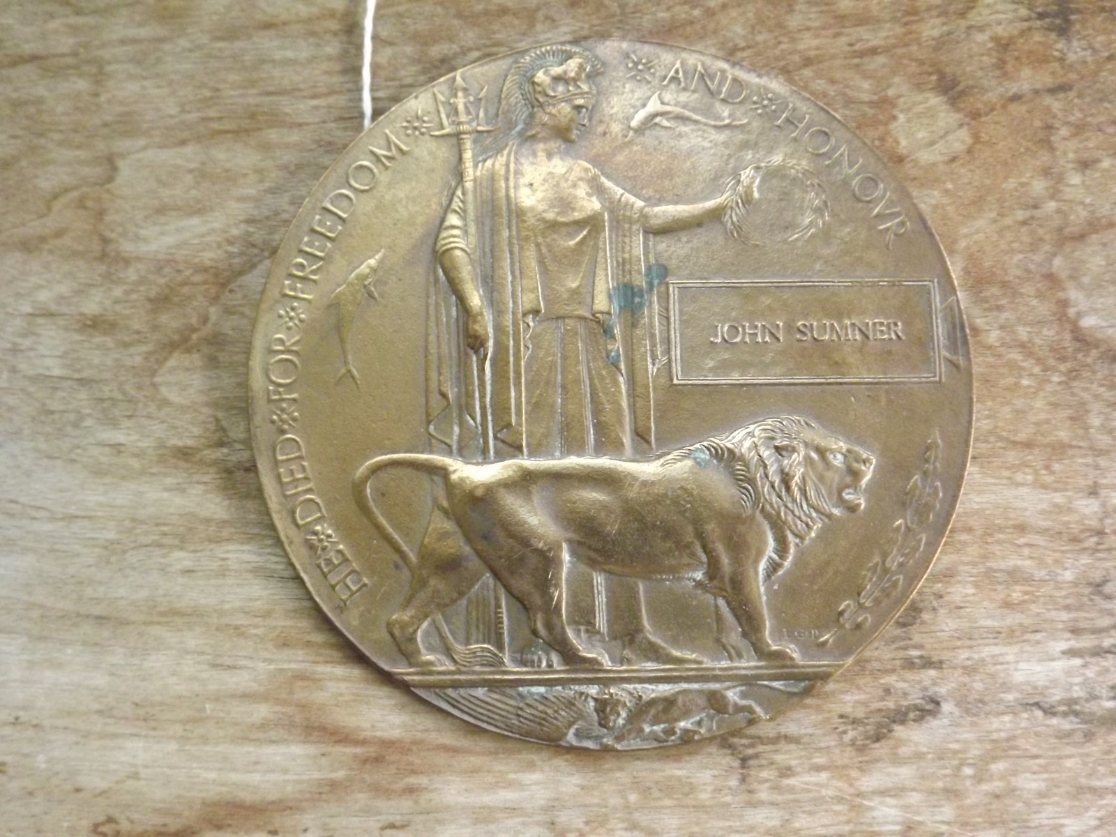 WW1 British Death Penny