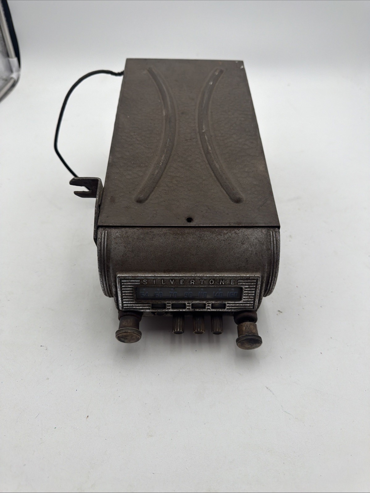 Rare Vintage 1940s Silvertone Tube Car Radio Receiver Dashboard Antique Cool Rare Vintage 1940s Silvertone Tube Car Radio Receiver Dashboard Antique Cool