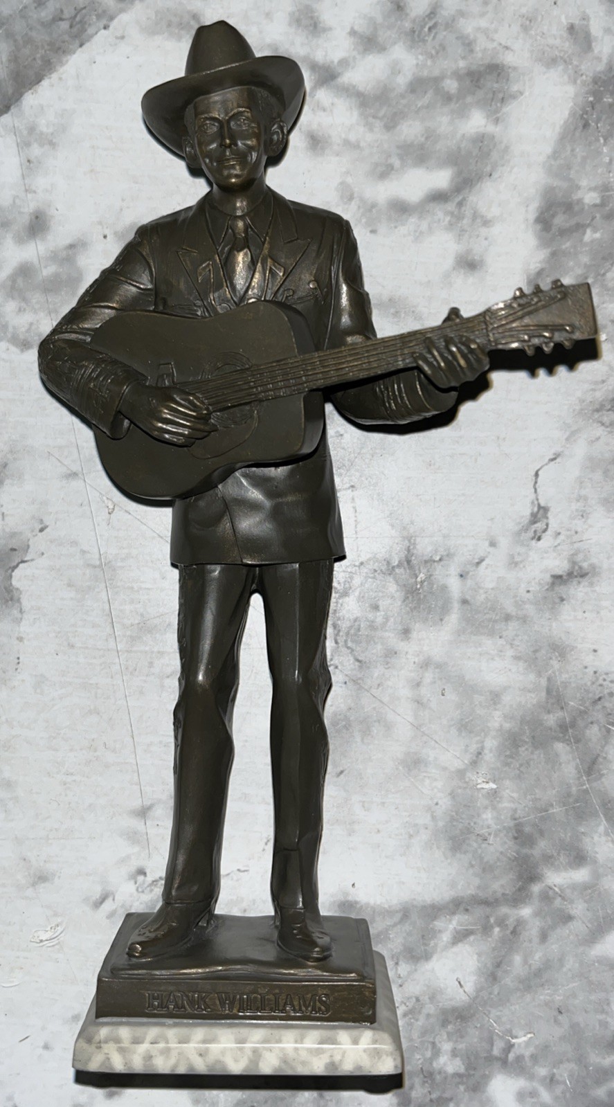 Hank Williams 7” Commemorative Statue Replica Music Collectible 2008 - NEW NWOT