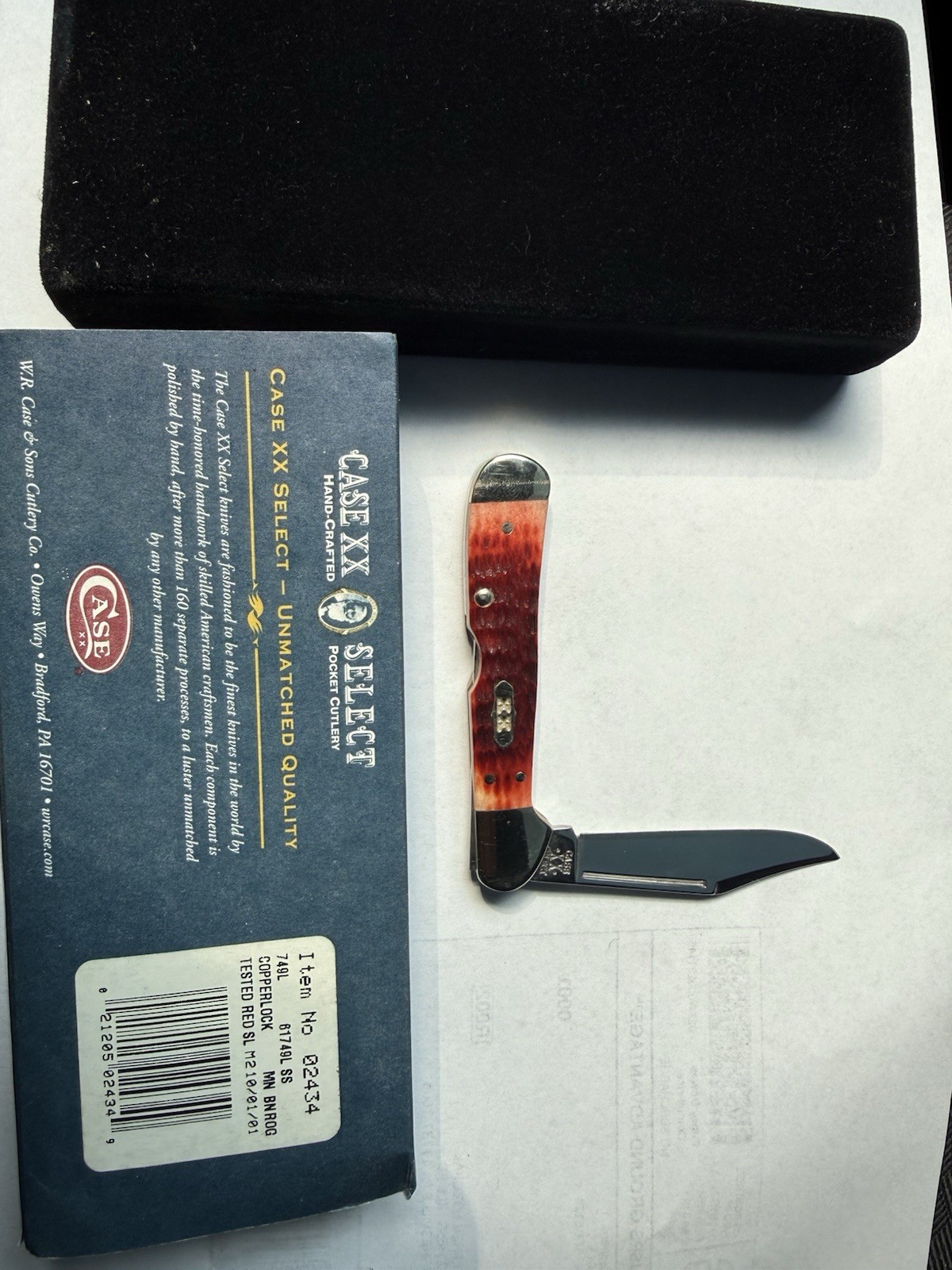 2001 Case Xx 61749 L Ss Cooperlock Red Sl 2001 Case Xx 61749 L Ss Cooperlock Red Sl