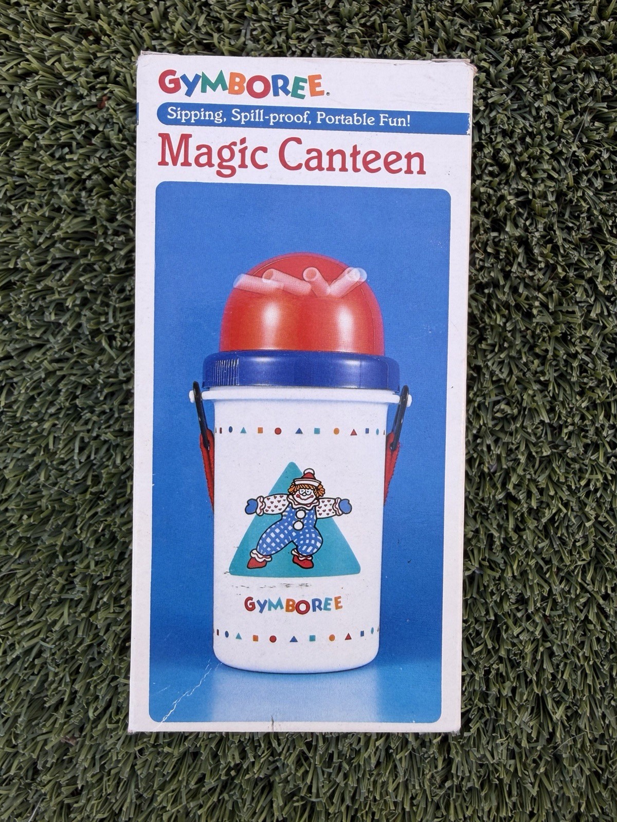 VTG 1990 Gymboree Magic Canteen Clown 15 oz Peco Ware Collectible VTG 1990 Gymboree Magic Canteen Clown 15 oz Peco Ware Collectible
