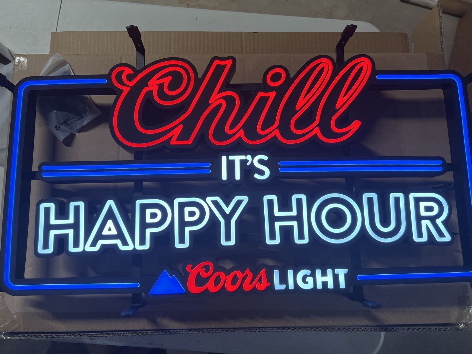 Coors Light Beer Chill It's Happy Hour 24