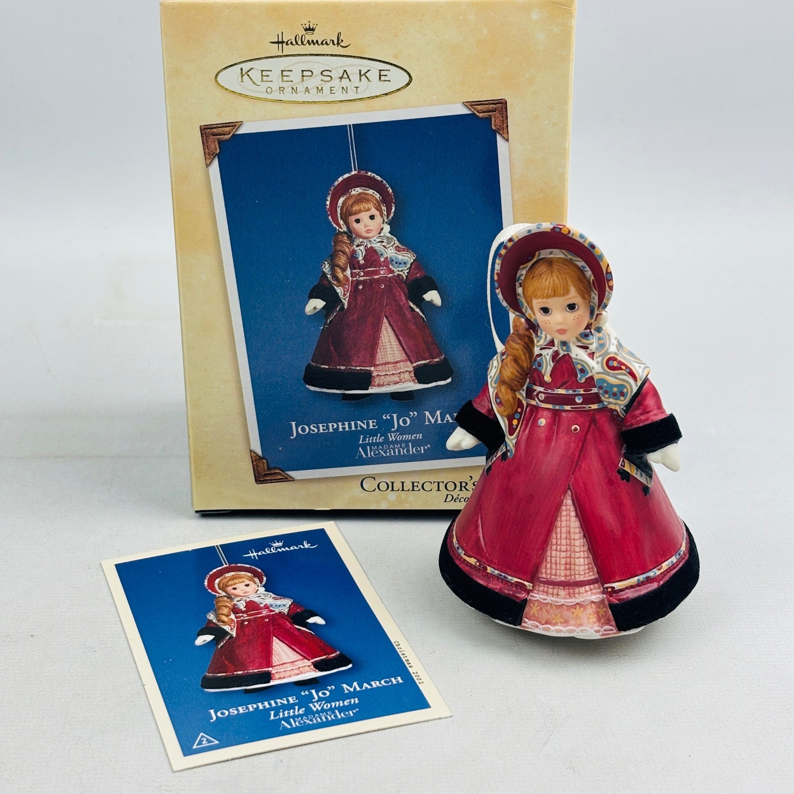 Hallmark Madame Alexander Josephine Jo March Little Women Keepsake Ornament 2002