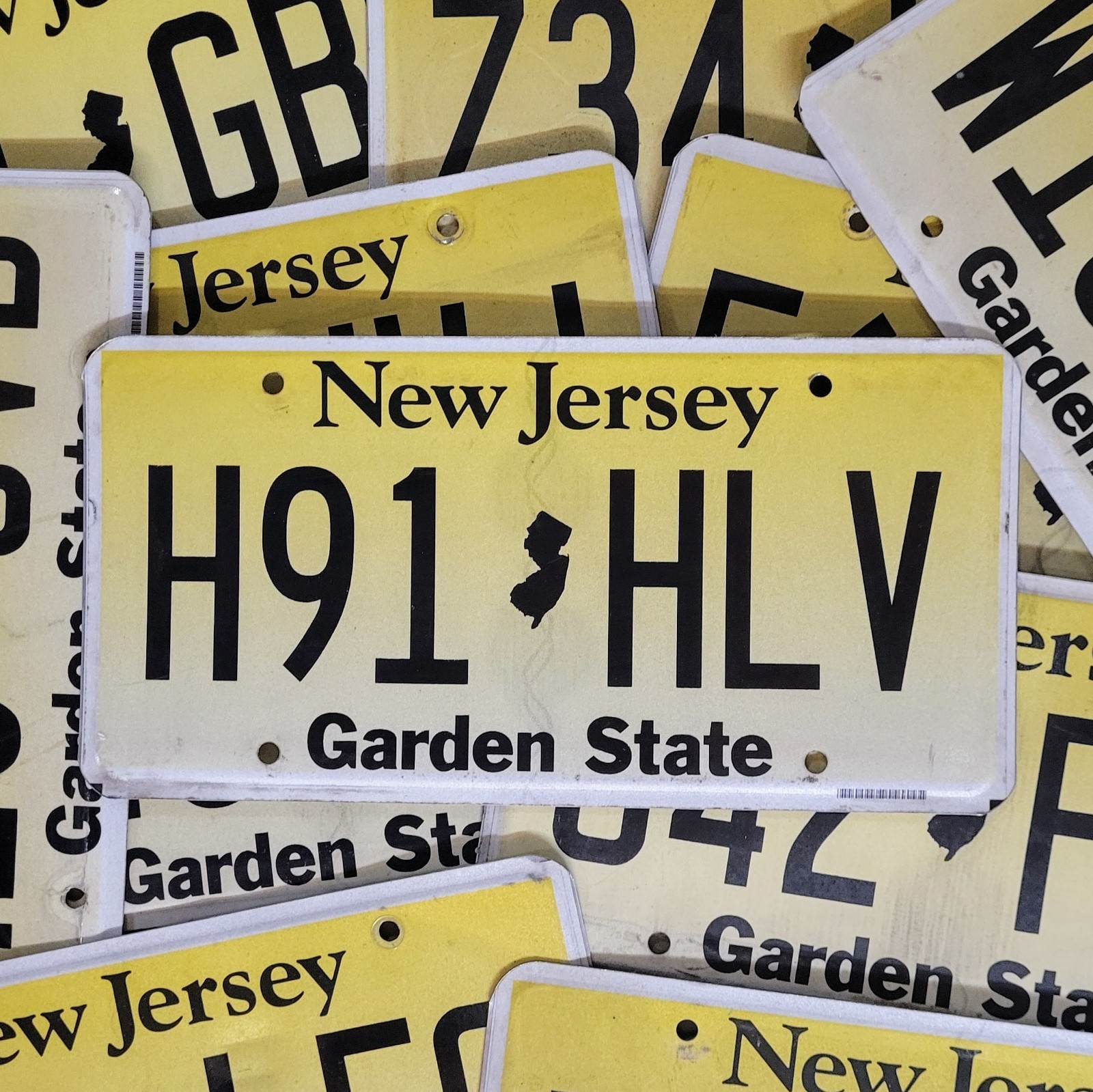 New Jersey License Plate 🔥 1 Random Garden State Tag NO PAIRS READ DESCRIPTION