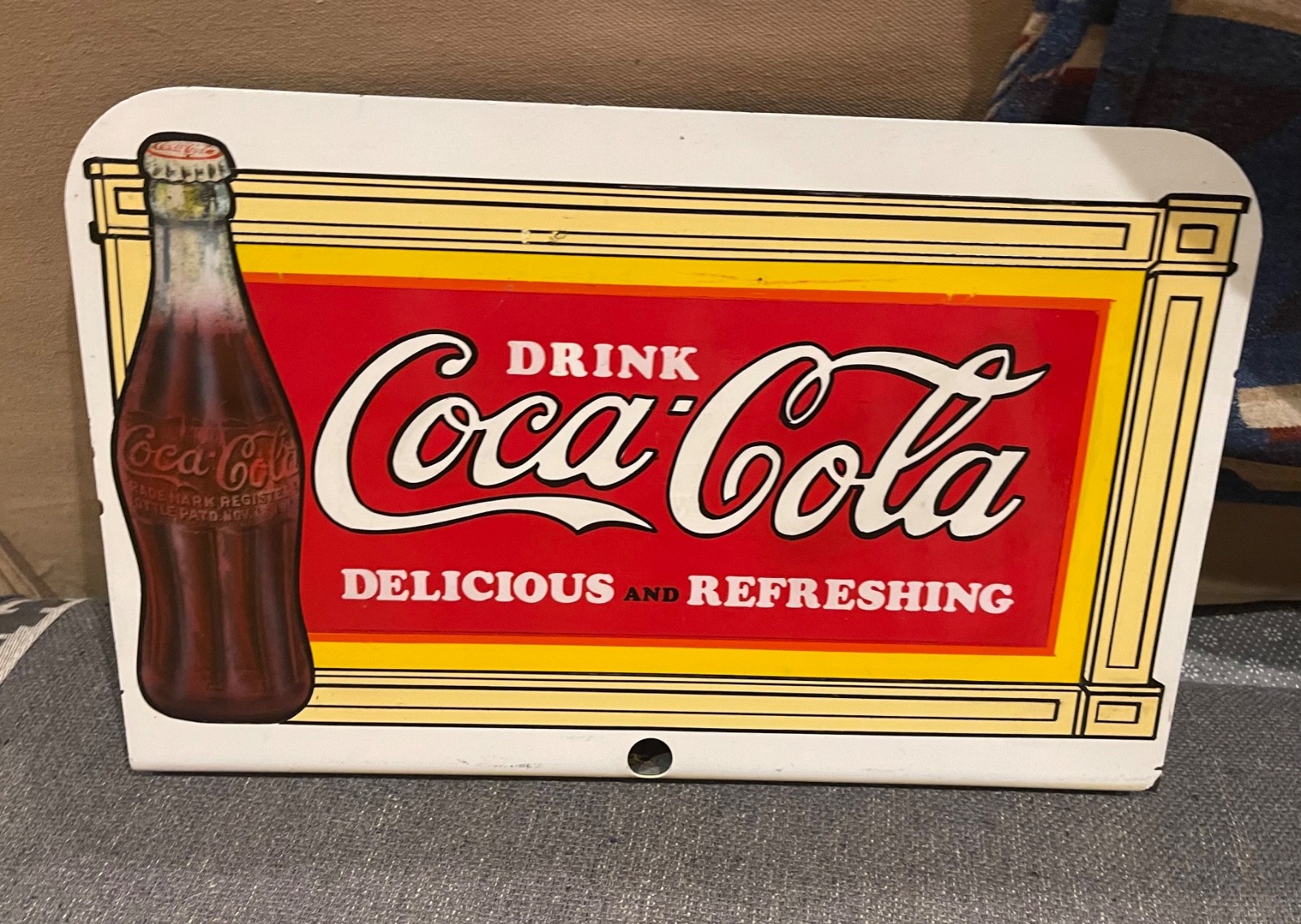 1920's Coca Cola Icy - O sign
