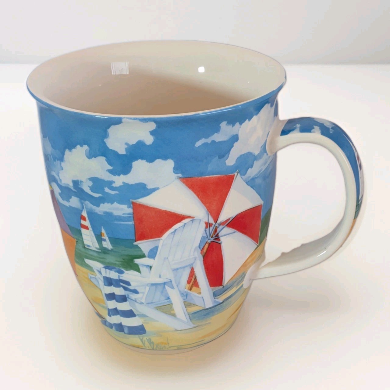 Cape Shore Scenic Beach and Boats Coffee & Tea Mug 15oz park maine coastal Cape Shore Scenic Beach and Boats Coffee & Tea Mug 15oz park maine coastal