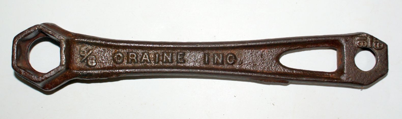CRAINE INC Silo Farm Implement Wrench Tool Old Antique Norwich, NY CRAINE INC Silo Farm Implement Wrench Tool Old Antique Norwich, NY