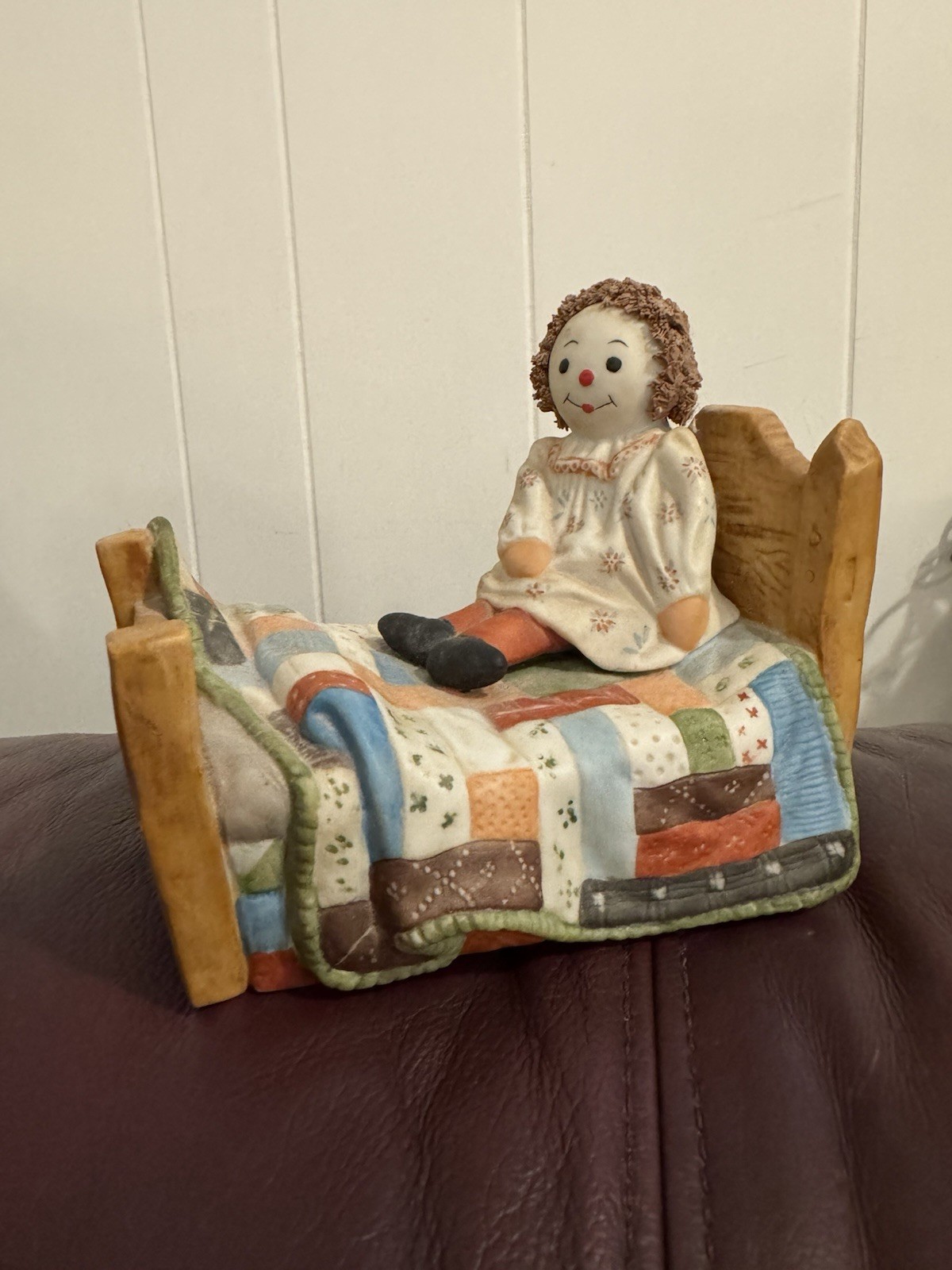 Vtg. SIGNED Bisque Porcelain figurine- 