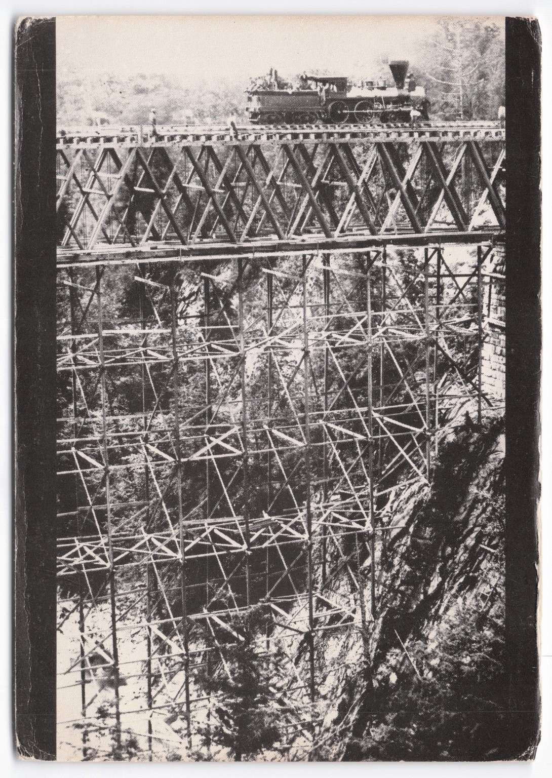 1895 Vermont Quechee Gorge First Train Real Photo Postcard Reprint RPPC VT 1895 Vermont Quechee Gorge First Train Real Photo Postcard Reprint RPPC VT