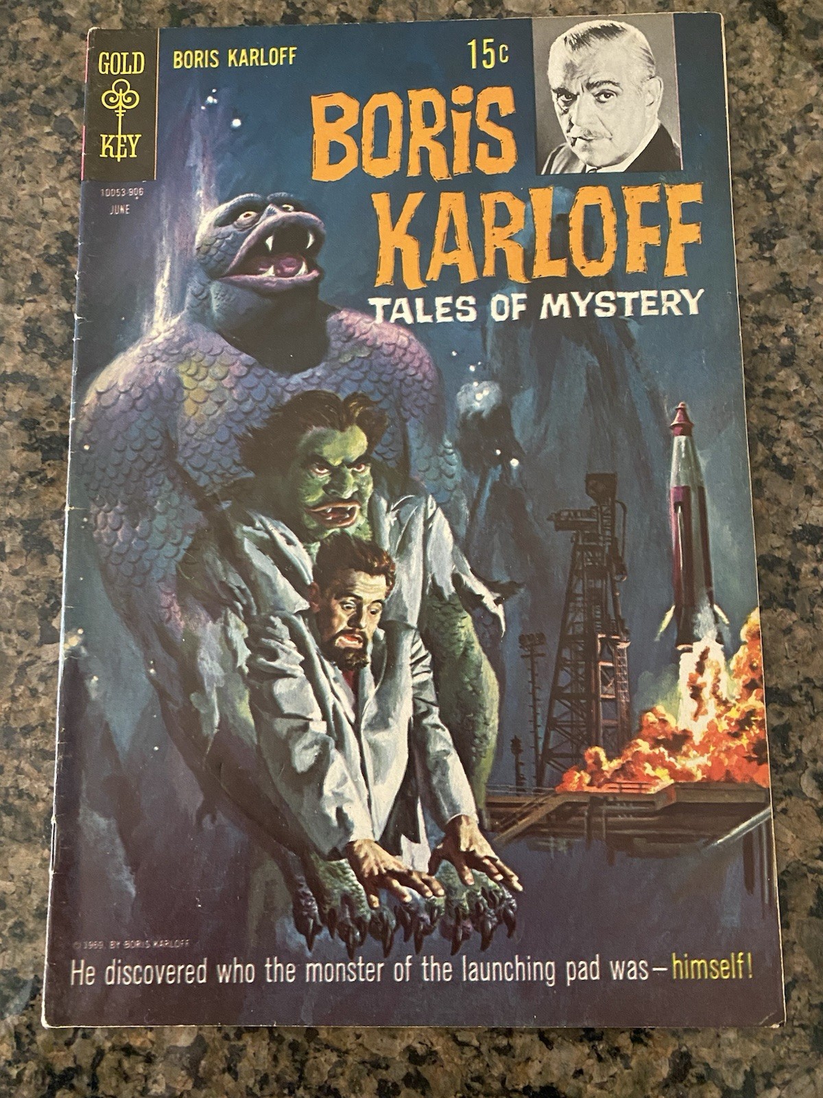 1969 Gold Key Comic Boris Karloff  Tales of Mystery #26 George Wilson Cover