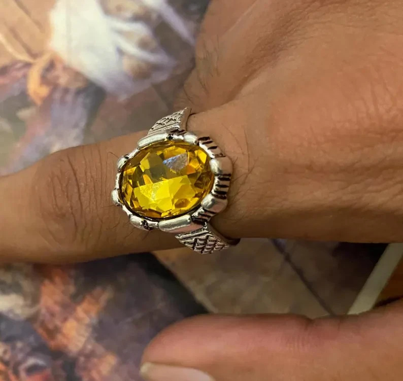 Sri Salasar Balaji Temple Hanuman Ring - Protection from Evil Black Magic