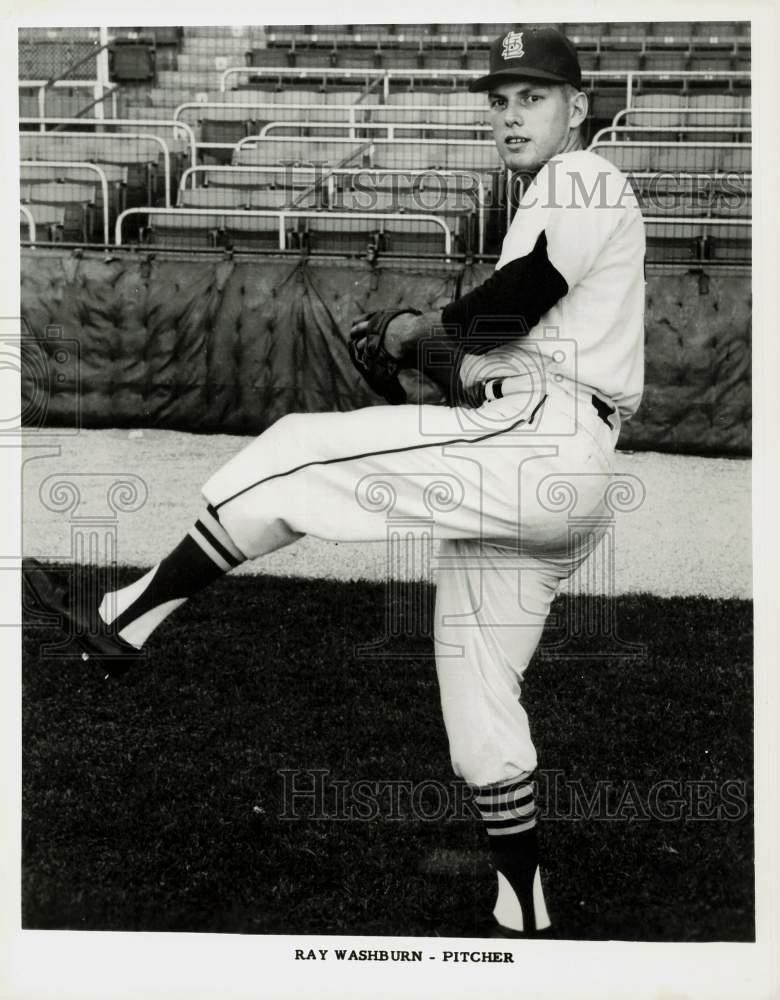 1965 Press Photo St. Louis Cardinals baseball player Ray Washburn - kfx13640
