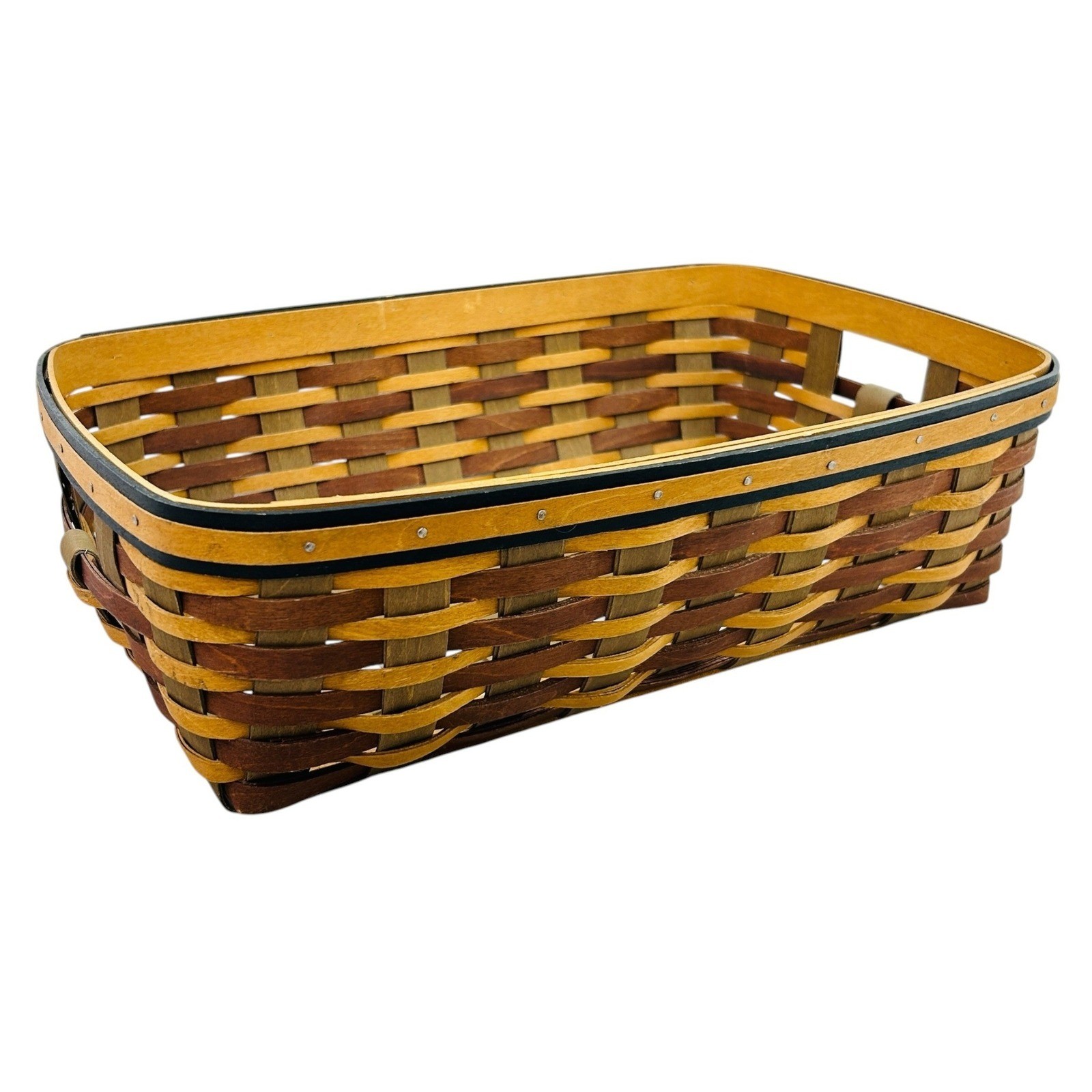 Longaberger Chestnut Side-Handled Pantry Basket 2009