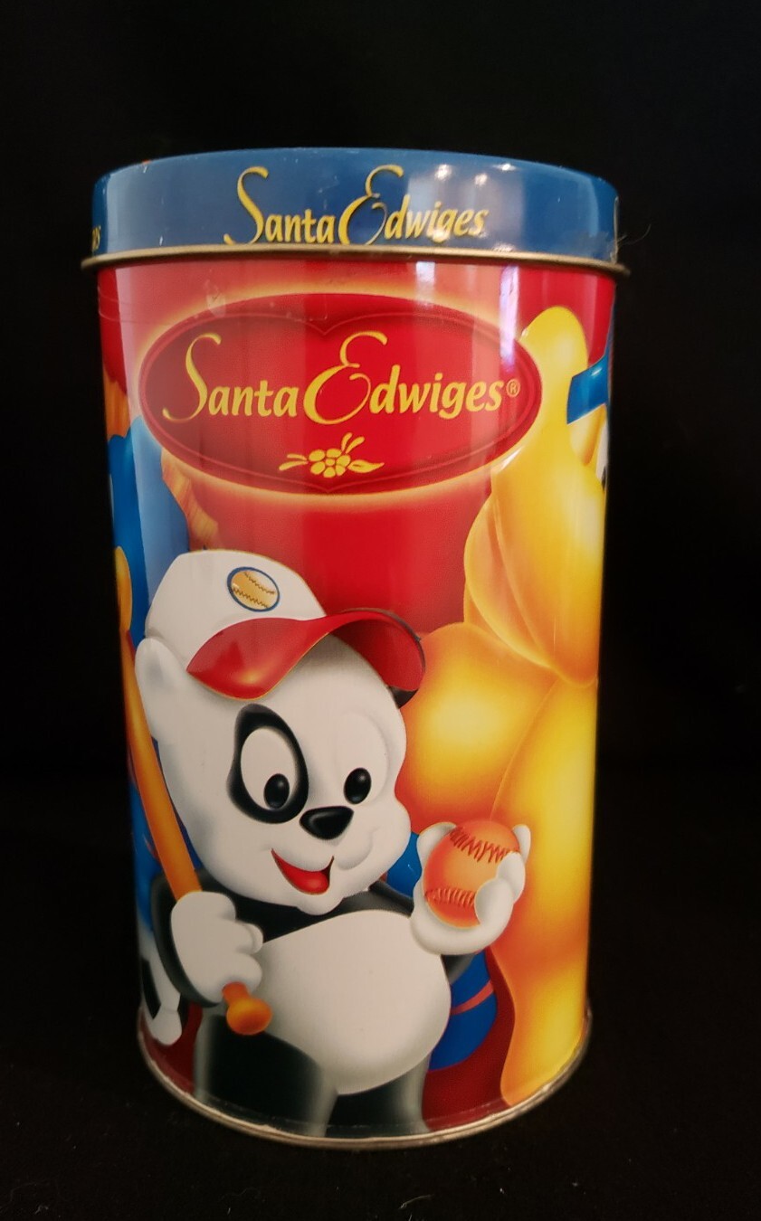 Santa Edwiges Animal Cookies Empty Tin Bank, 2007