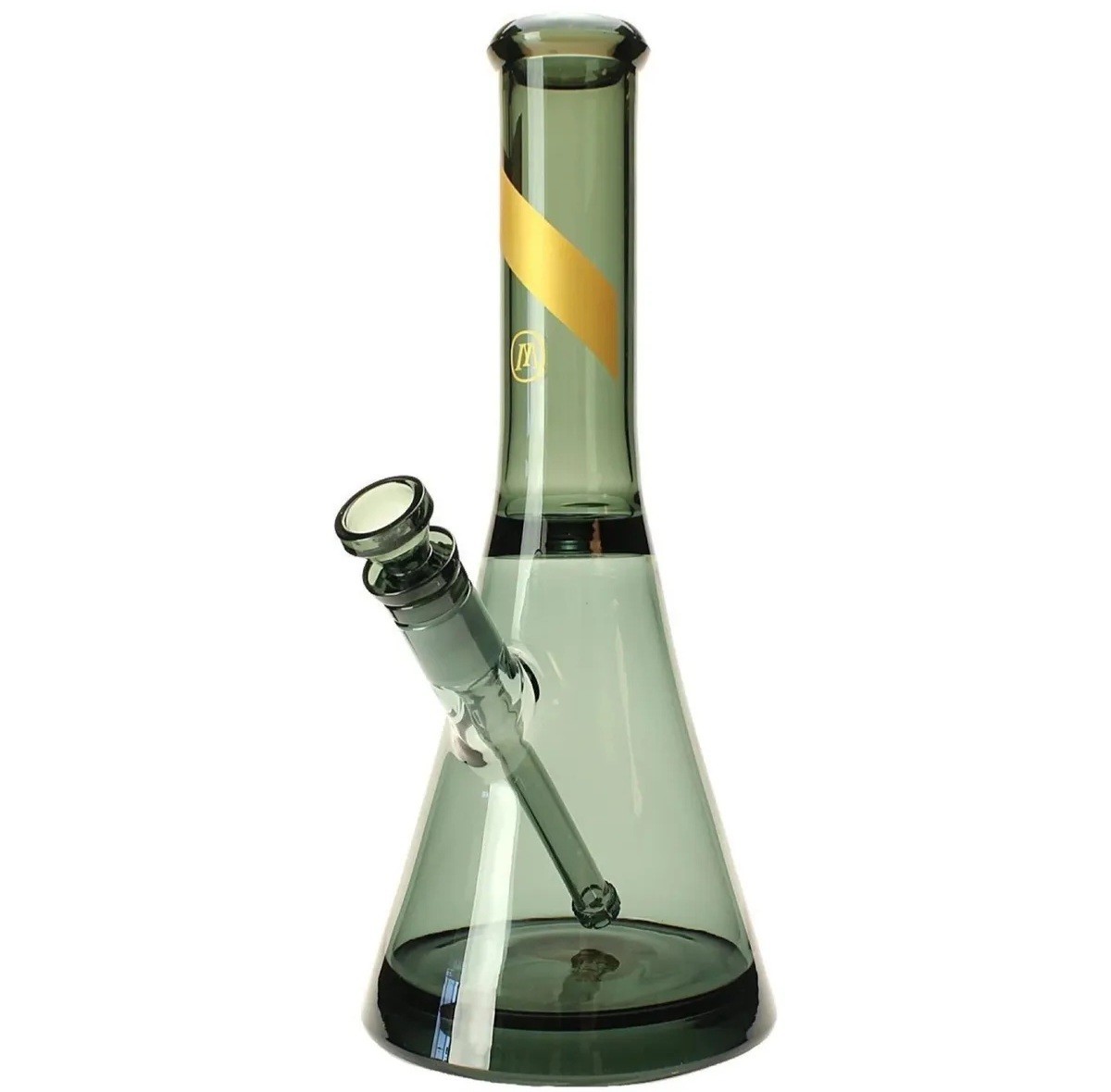 Marley Natural Smoked Glass w Gold Stripe 12\
