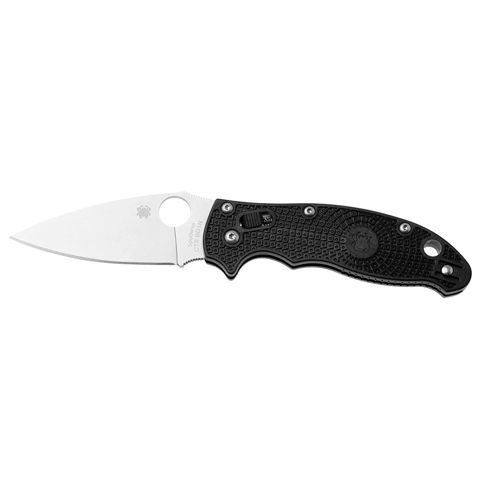 Spyderco C101PBK2 Manix2 Lightweight Black Handle Stainless Steel Folding Knife Spyderco C101PBK2 Manix2 Lightweight Black Handle Stainless Steel Folding Knife