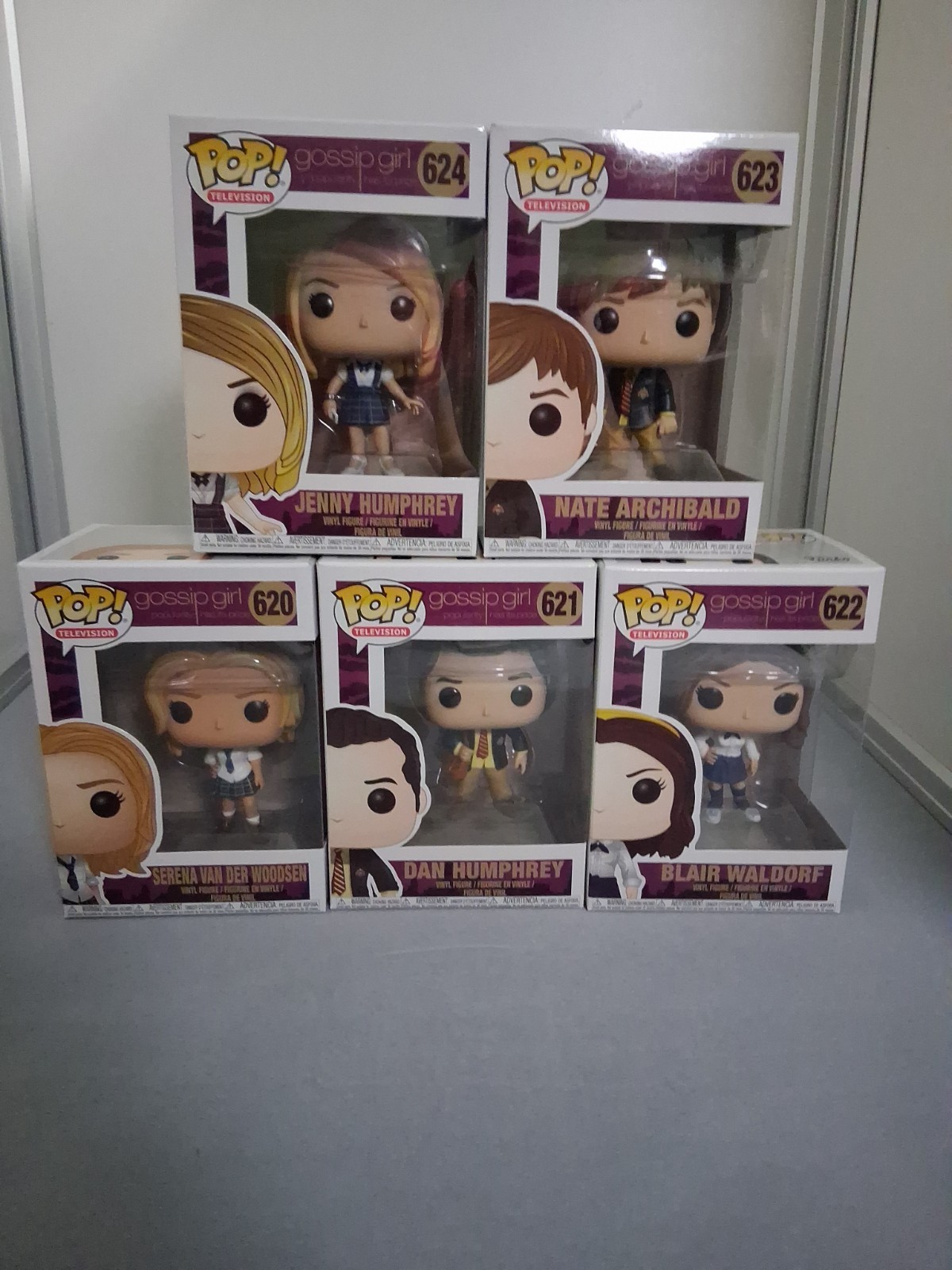Funko Pop Gossip Girl Complete Set Blair Dan Jenny Serena Nate NIB Funko Pop Gossip Girl Complete Set Blair Dan Jenny Serena Nate NIB