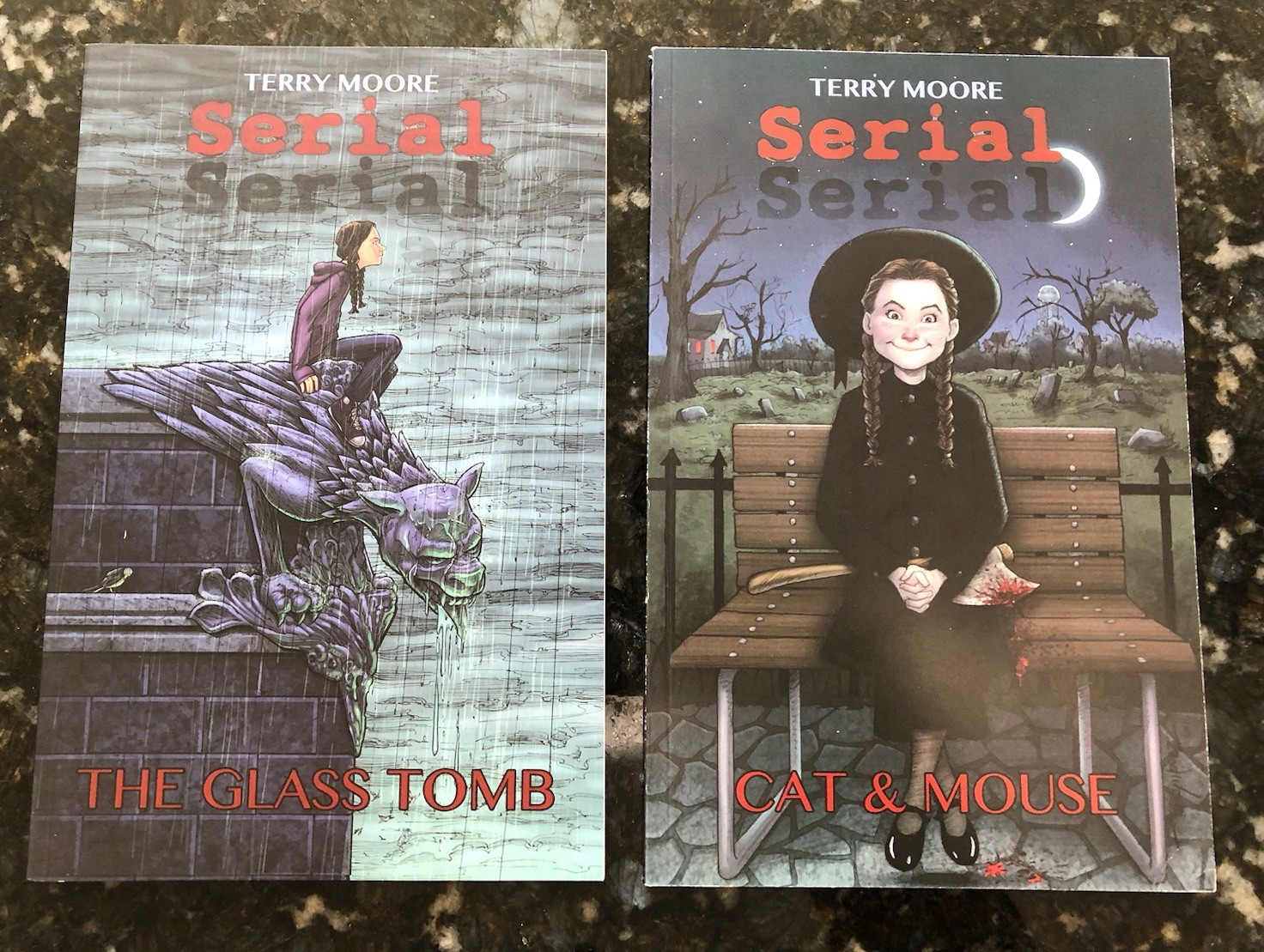 Serial Vol 1 The Glass Tomb TPB 2021 & Vol 2 Cat & Mouse 2022 TPB By Terry Moore Serial Vol 1 The Glass Tomb TPB 2021 & Vol 2 Cat & Mouse 2022 TPB By Terry Moore
