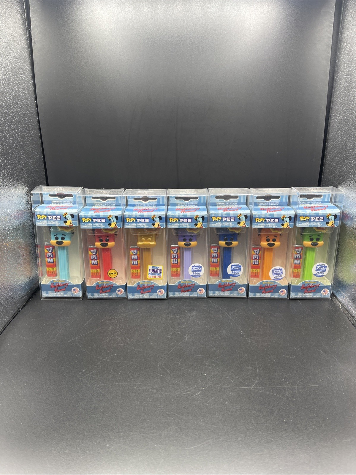 Funko POP Pez Hanna Barbera Huckleberry Hound Gold LE 600pcs Complete Set of 7