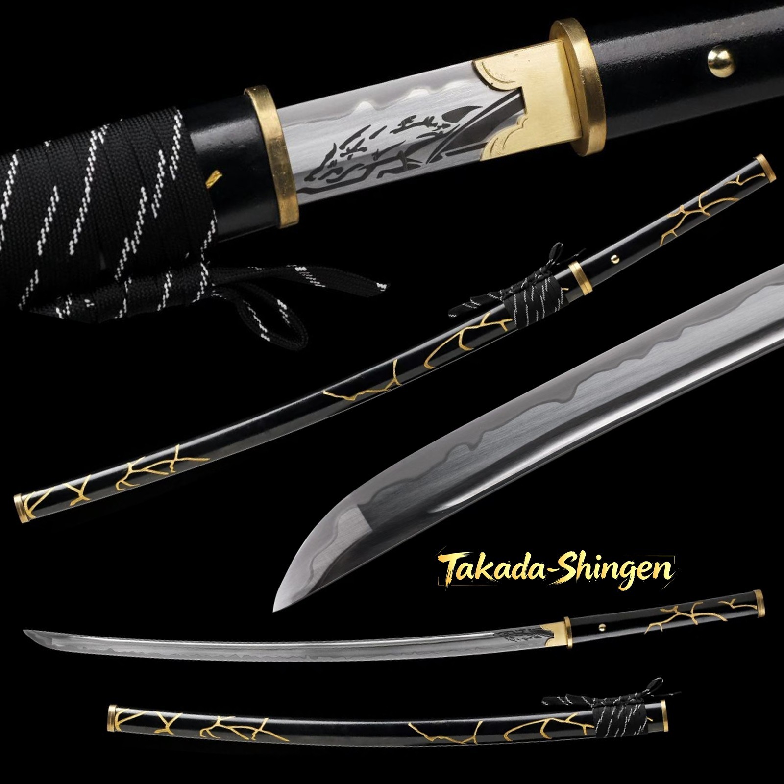 Ghost of Yōtei series blade of wolf sword japanese katana black sword sharp edge