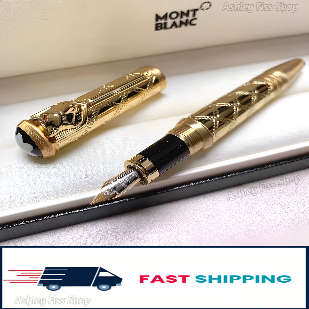 HOT ( MB ) Fountain Pen Gift Set Gold Guilloche Executive Writing Pen Luxury HOT ( MB ) Fountain Pen Gift Set Gold Guilloche Executive Writing Pen Luxury
