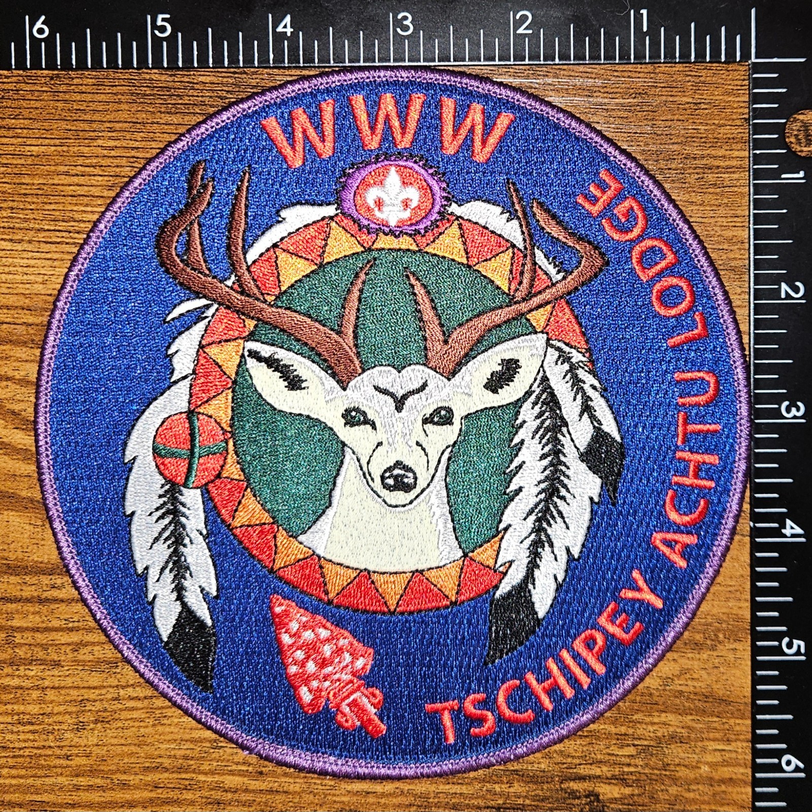 Tschipey Achtu Lodge 195 Jacket J Issue Large Order of the Arrow OA BSA Patch