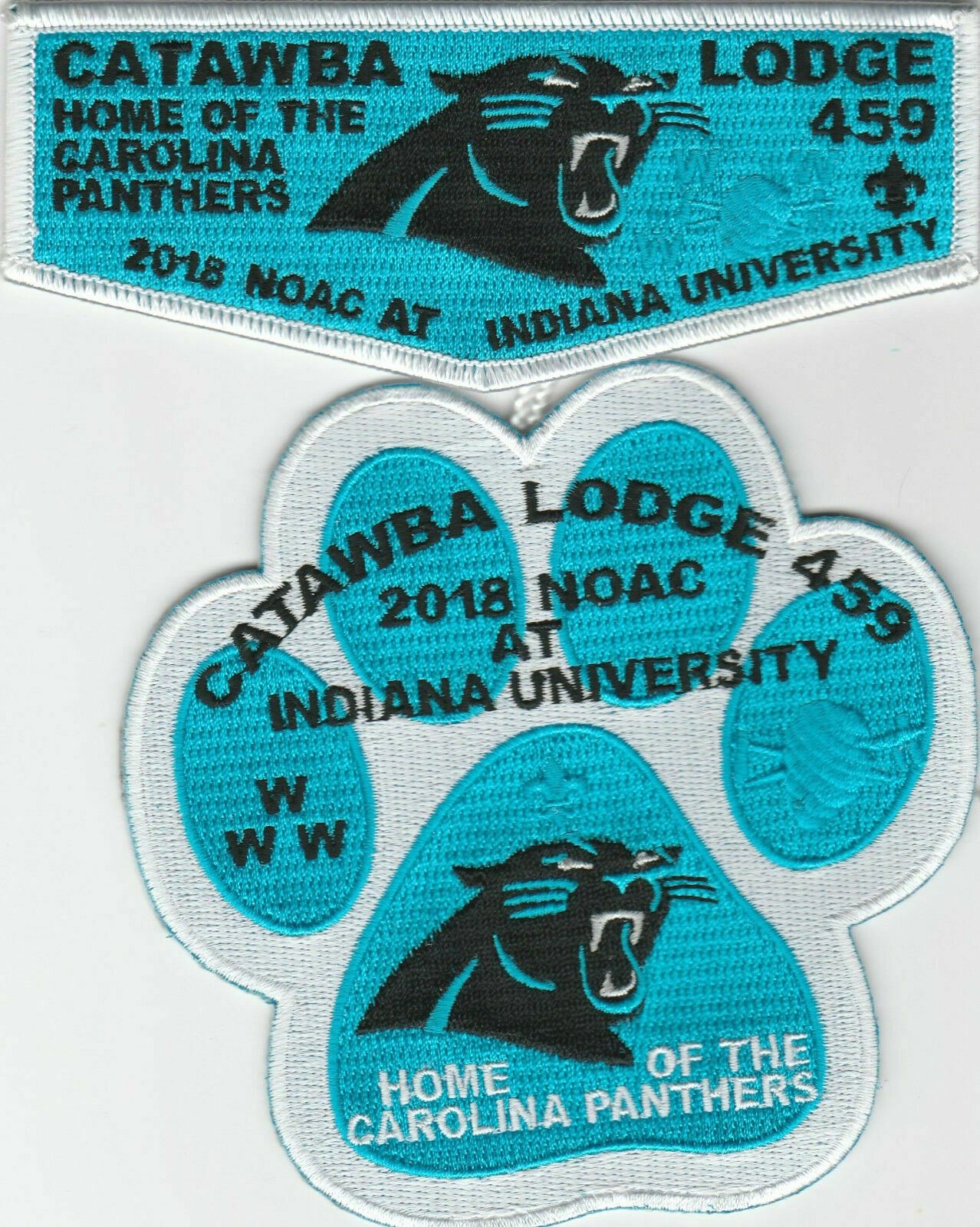 2018 NOAC OA Lodge 459 Catawba Flap Set Blu Carolina Panthers Mecklenburg County 2018 NOAC OA Lodge 459 Catawba Flap Set Blu Carolina Panthers Mecklenburg County