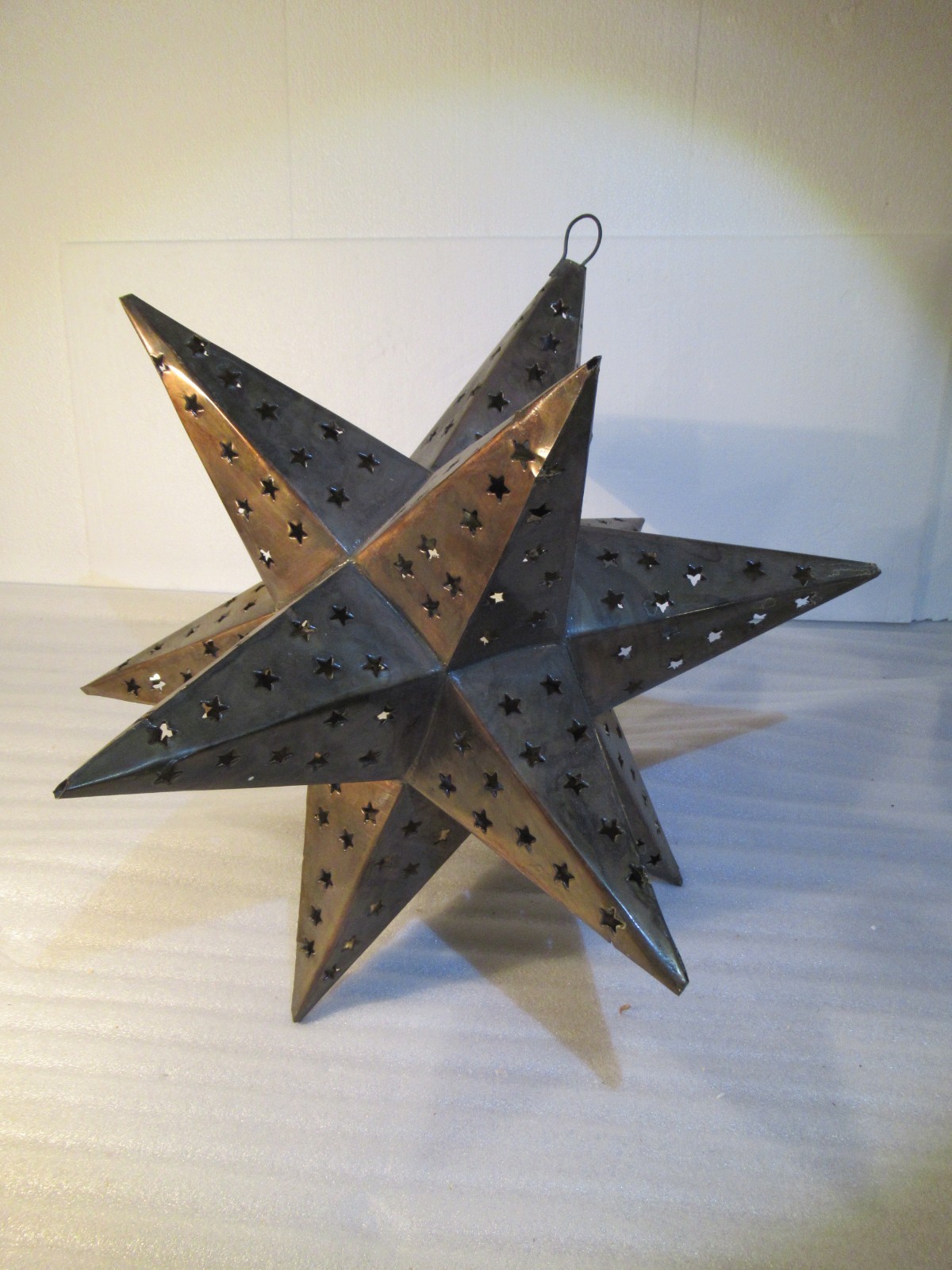 Metal Hanging Star (Moravian) Decorative - Make into a LIGHT *See description* Metal Hanging Star (Moravian) Decorative - Make into a LIGHT *See description*